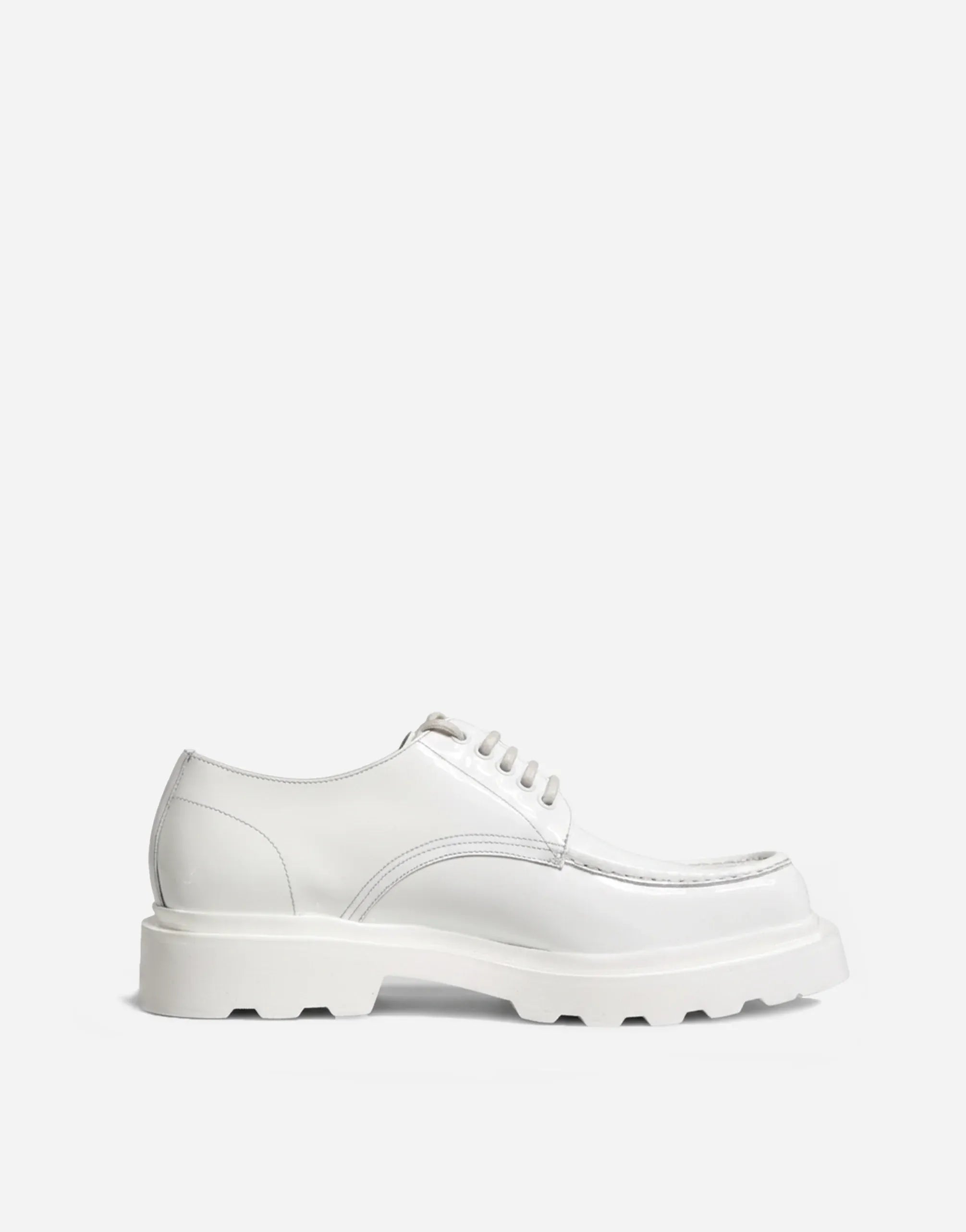 Dolce & Gabbana White Trekking Derby Shoes