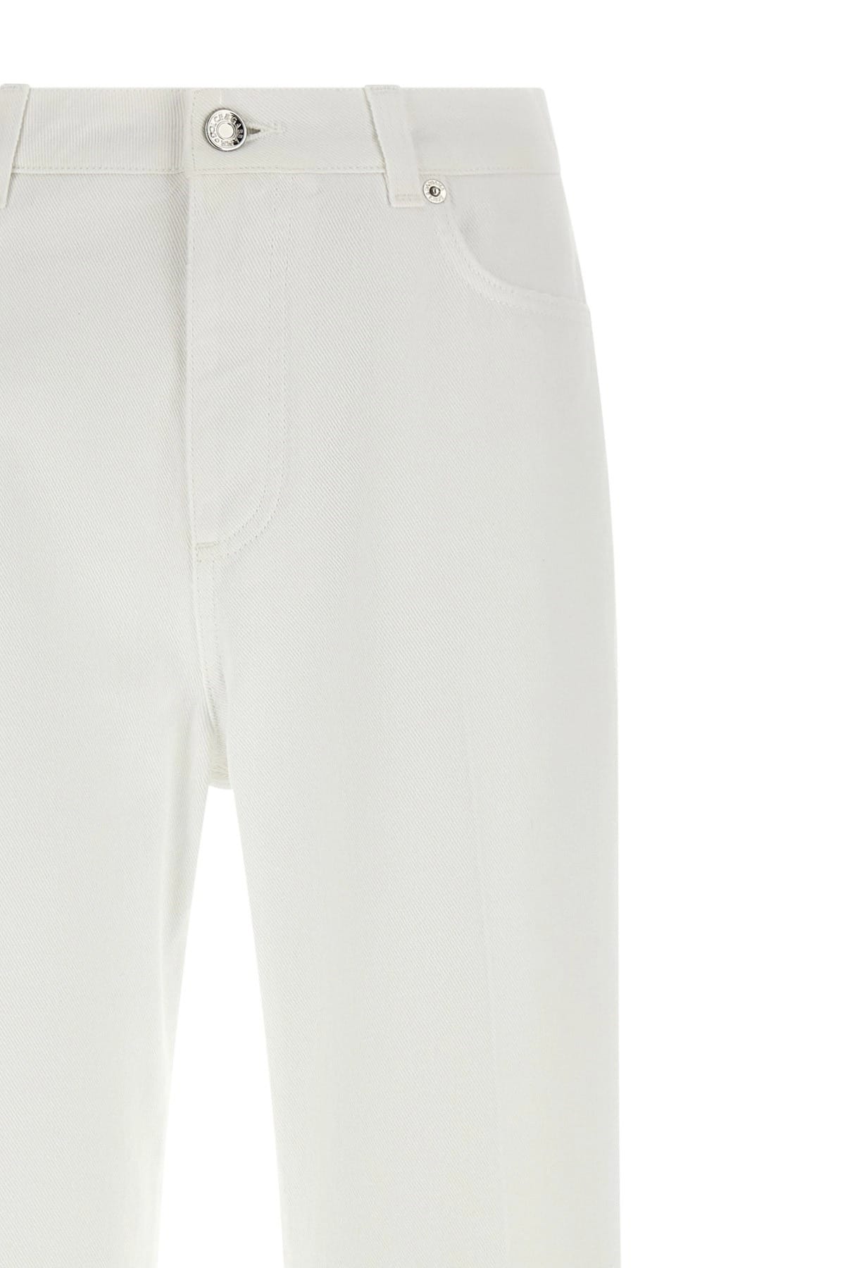 Dolce & Gabbana Dolce & Gabbana White Wide-Leg Denim Jeans