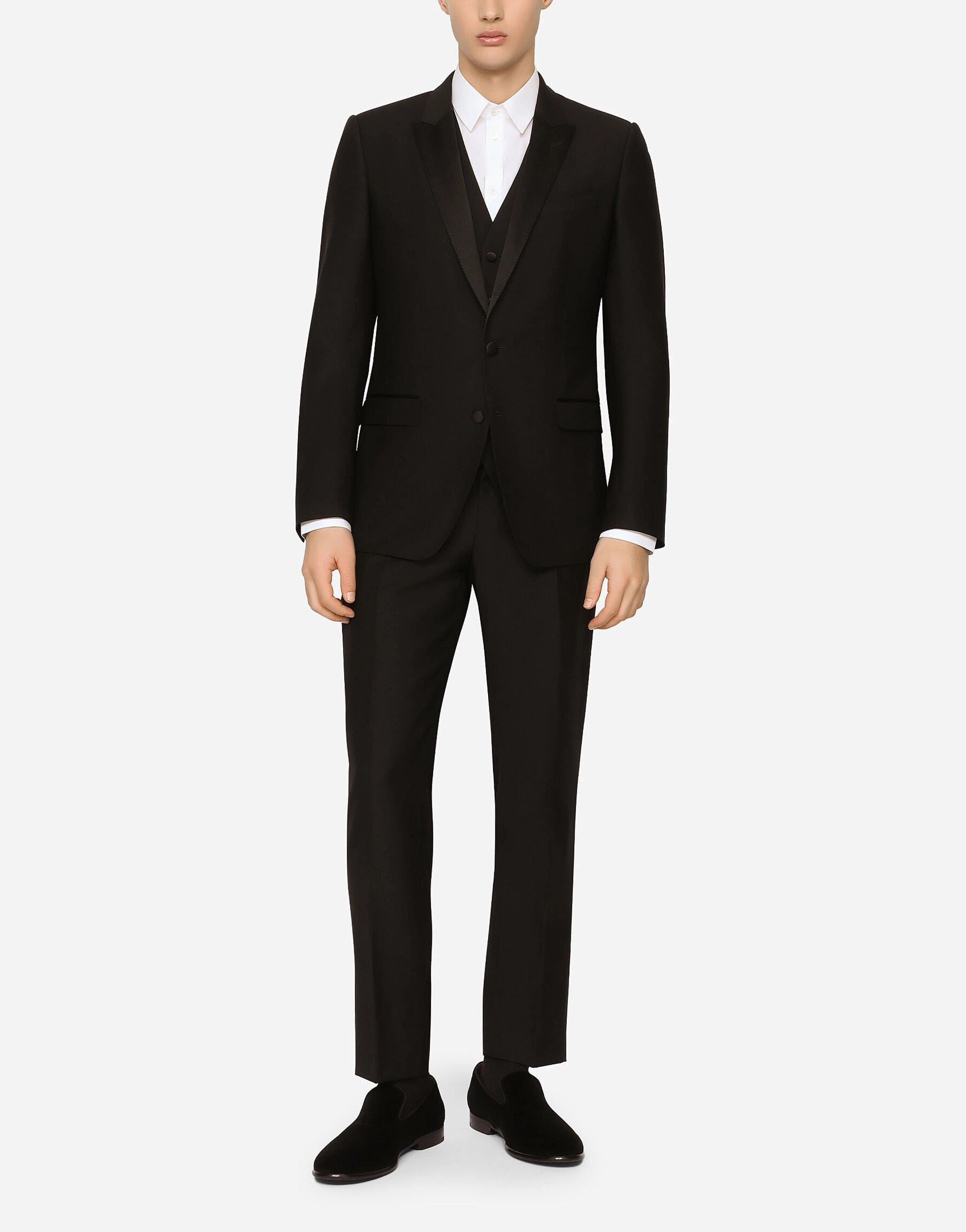 Dolce & Gabbana Wool And Silk Martini-Fit Tuxedo Jacket