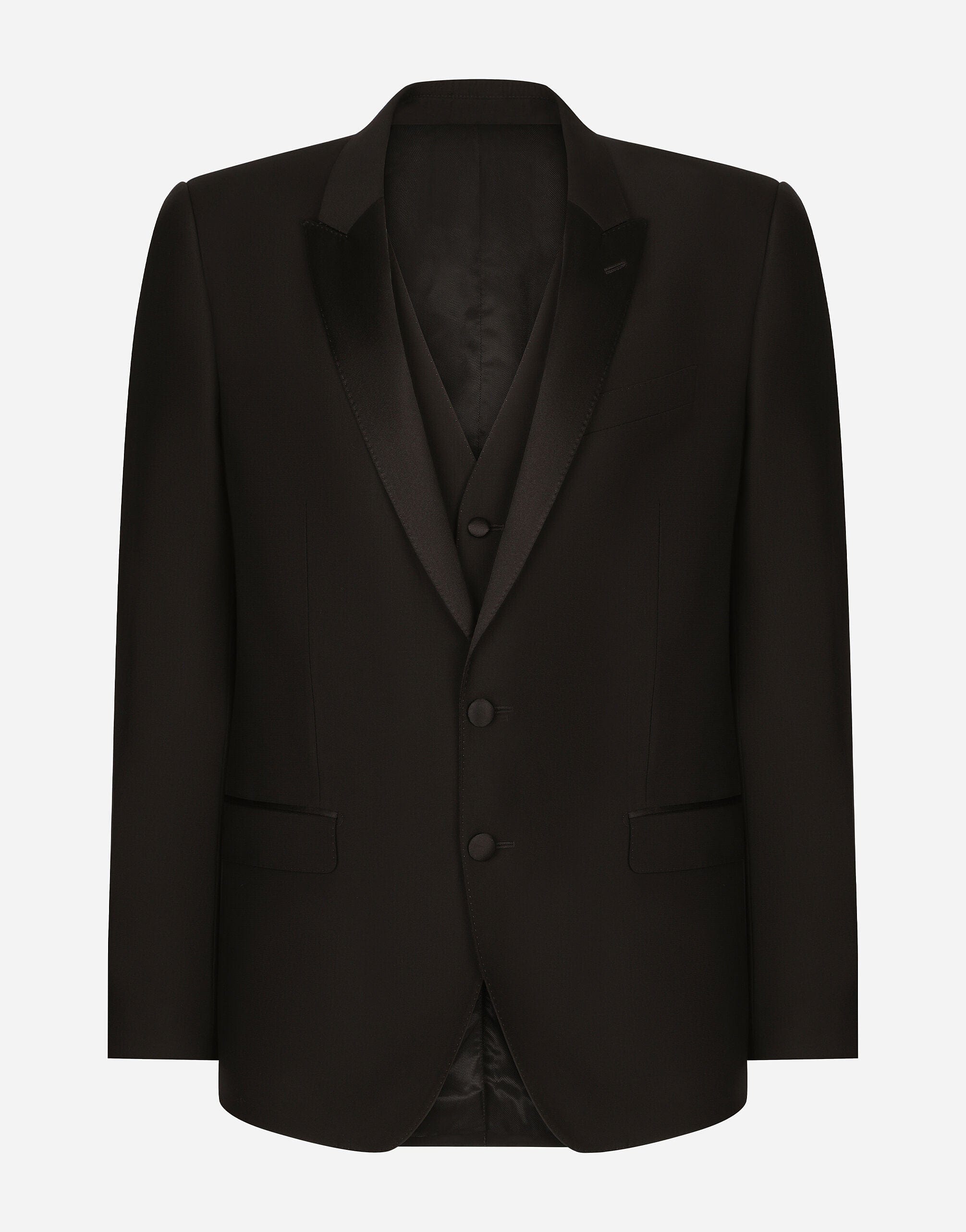 Dolce & Gabbana Wool And Silk Martini-Fit Tuxedo Jacket