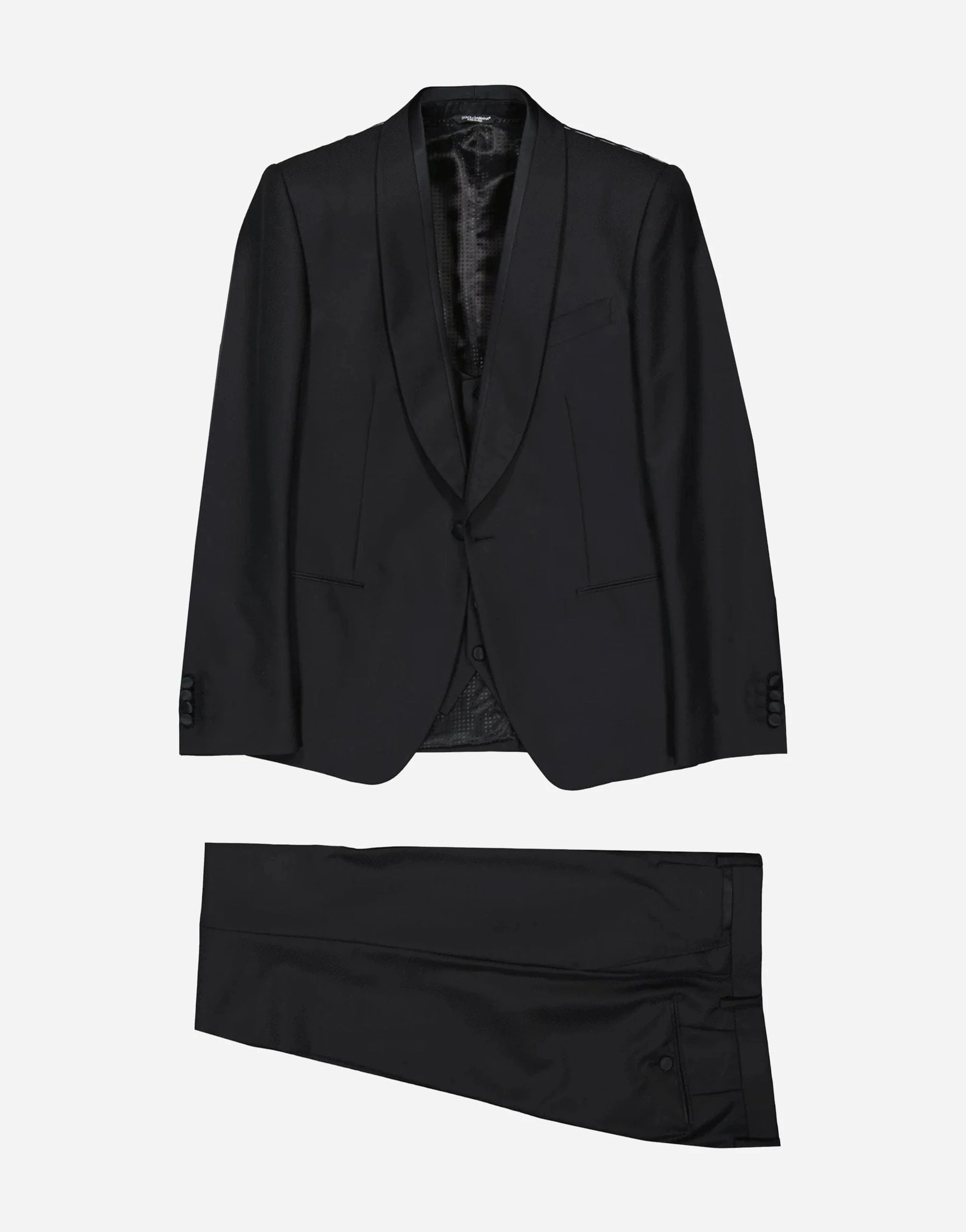 Dolce & Gabbana Wool-Silk Blend Three-Piece Suit