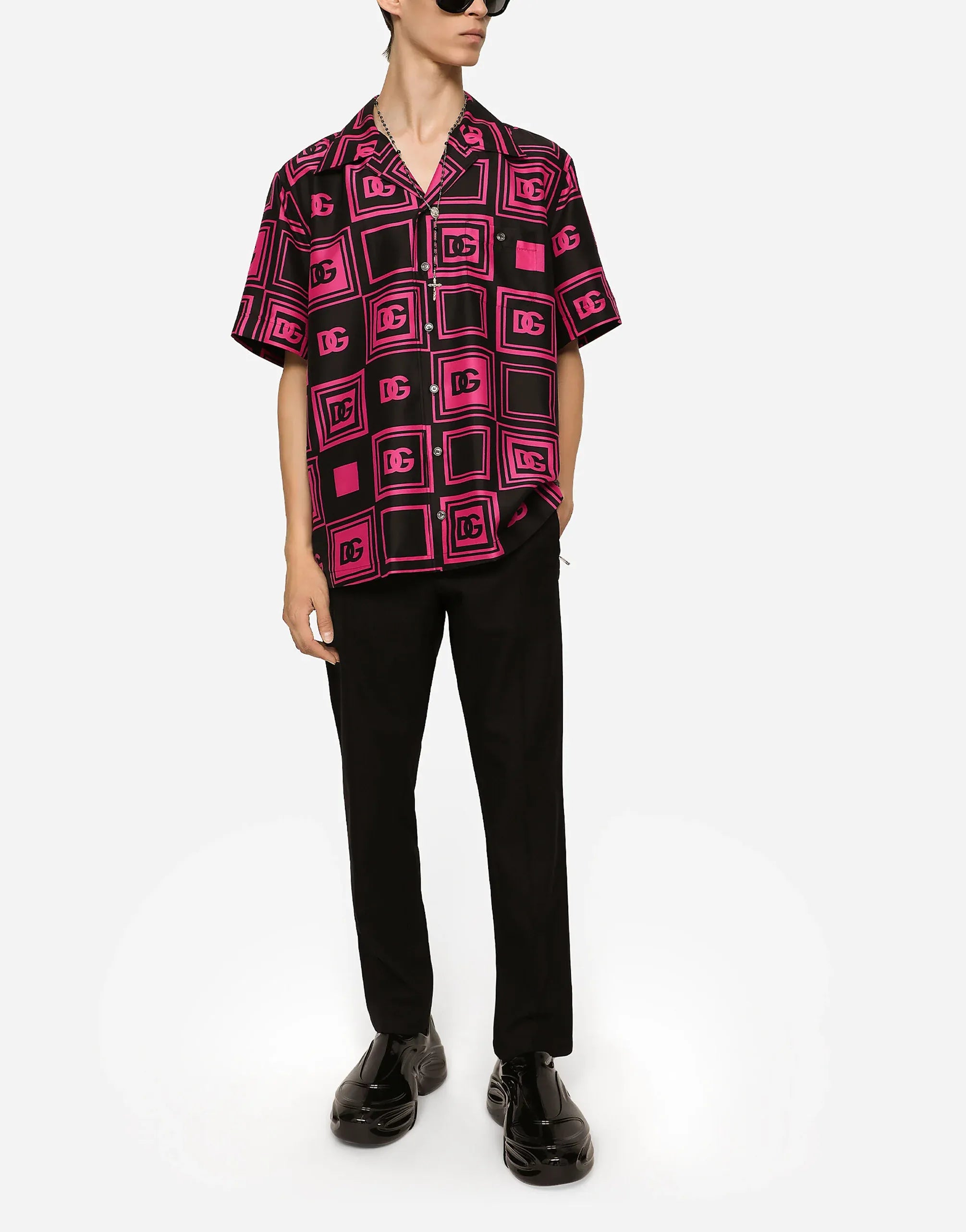 Wool-Blend Logo Plaque Jogging Pants - alternate view