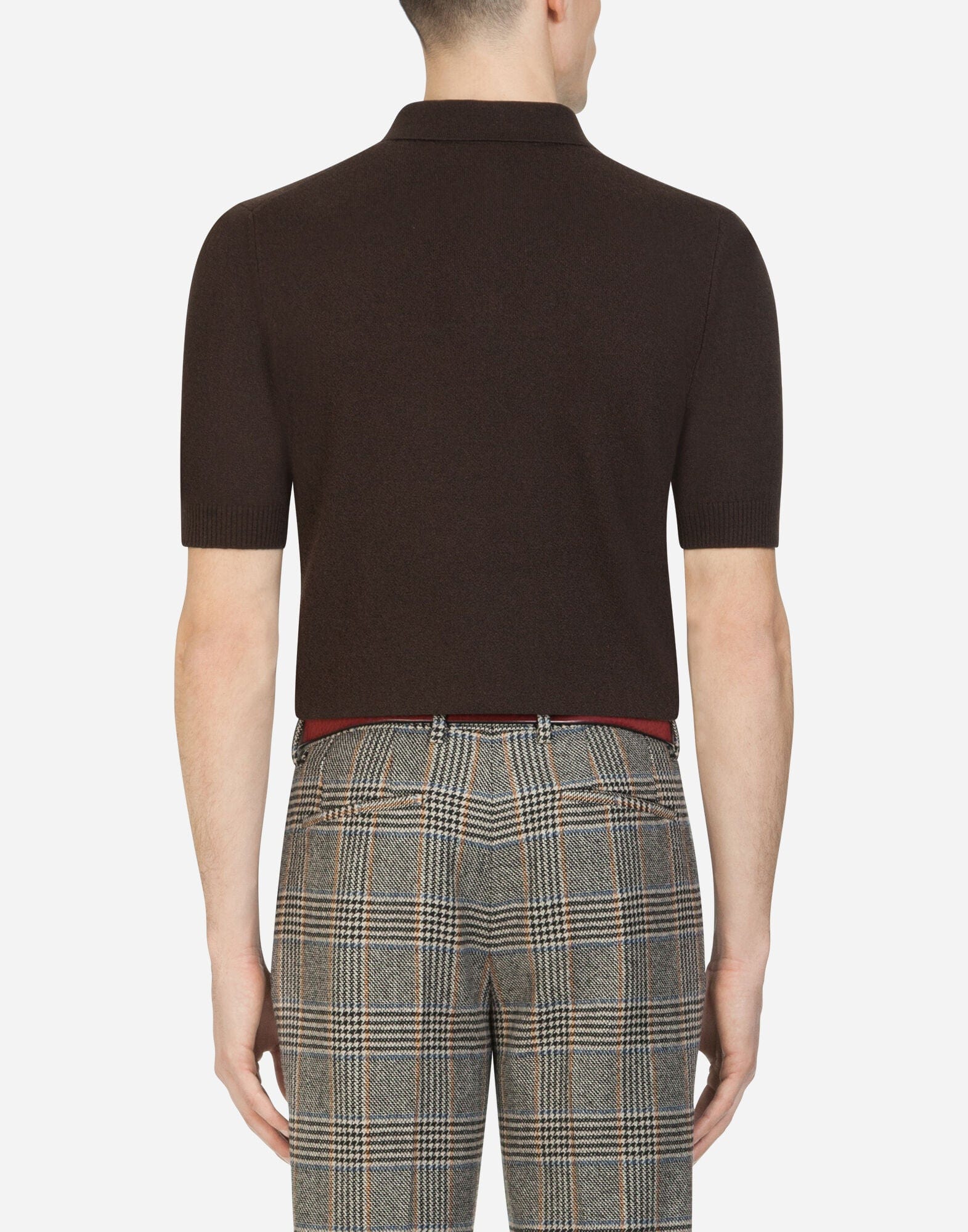 Dolce & Gabbana Wool DG Patch Polo Shirt