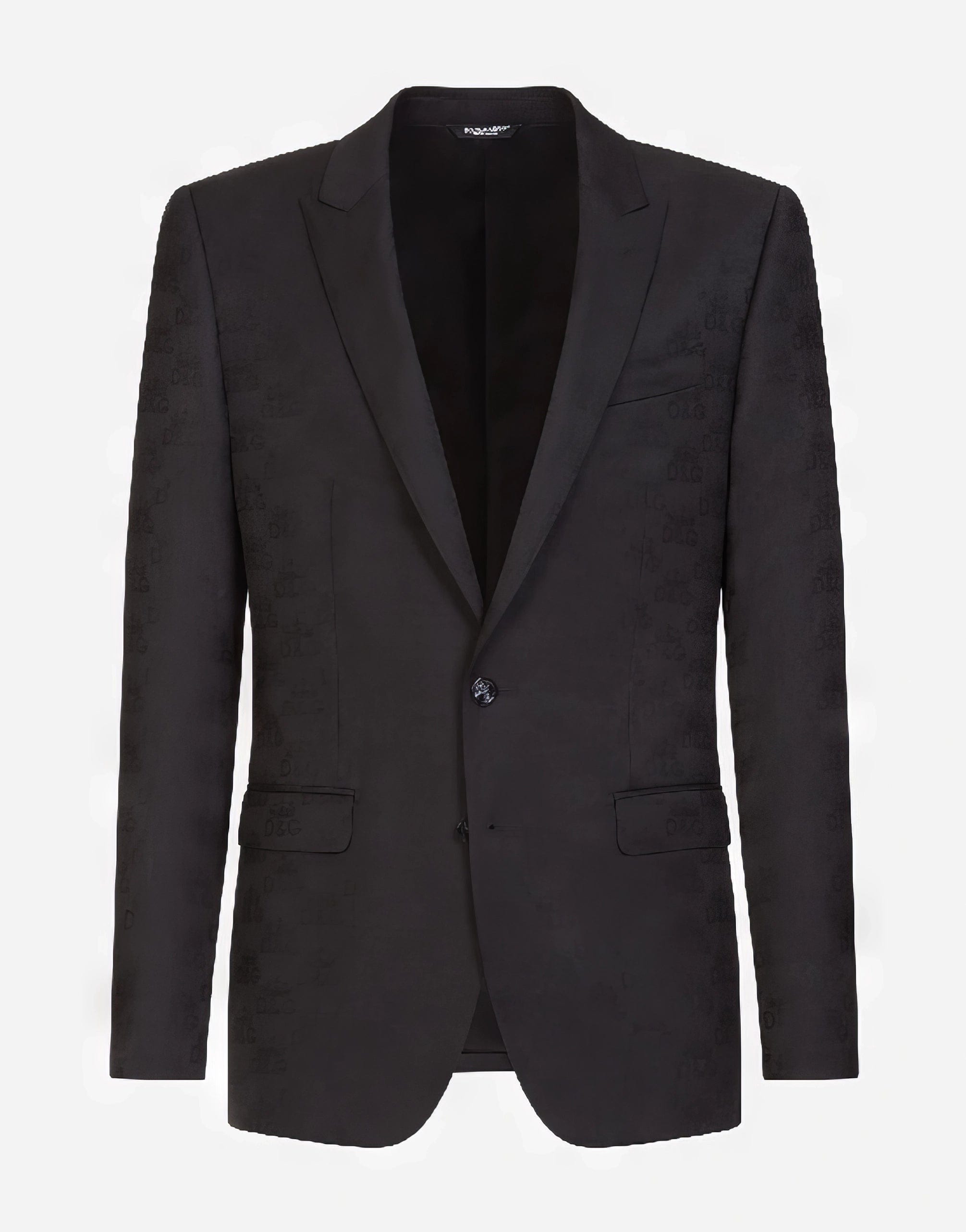 Dolce & Gabbana Wool Jacquard Martini-fit Jacket