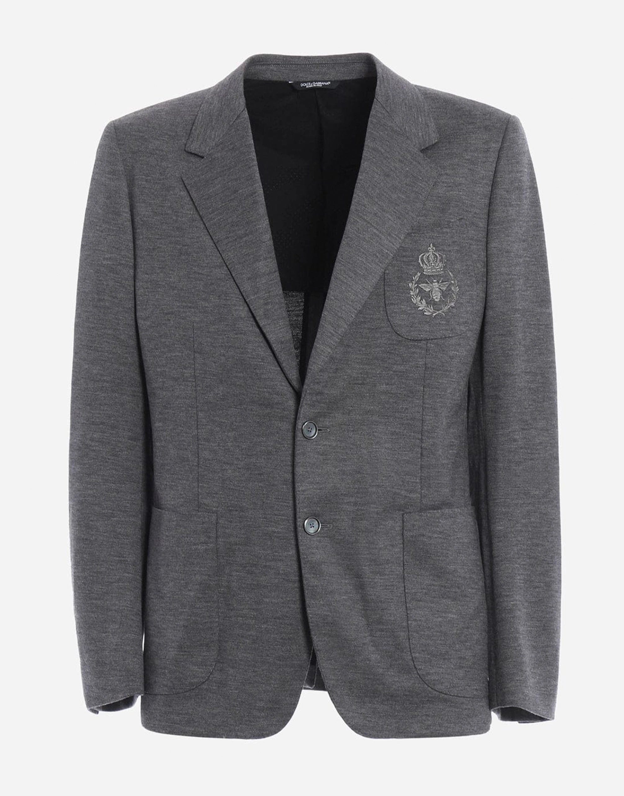 Dolce & Gabbana Wool Jersey Blazer