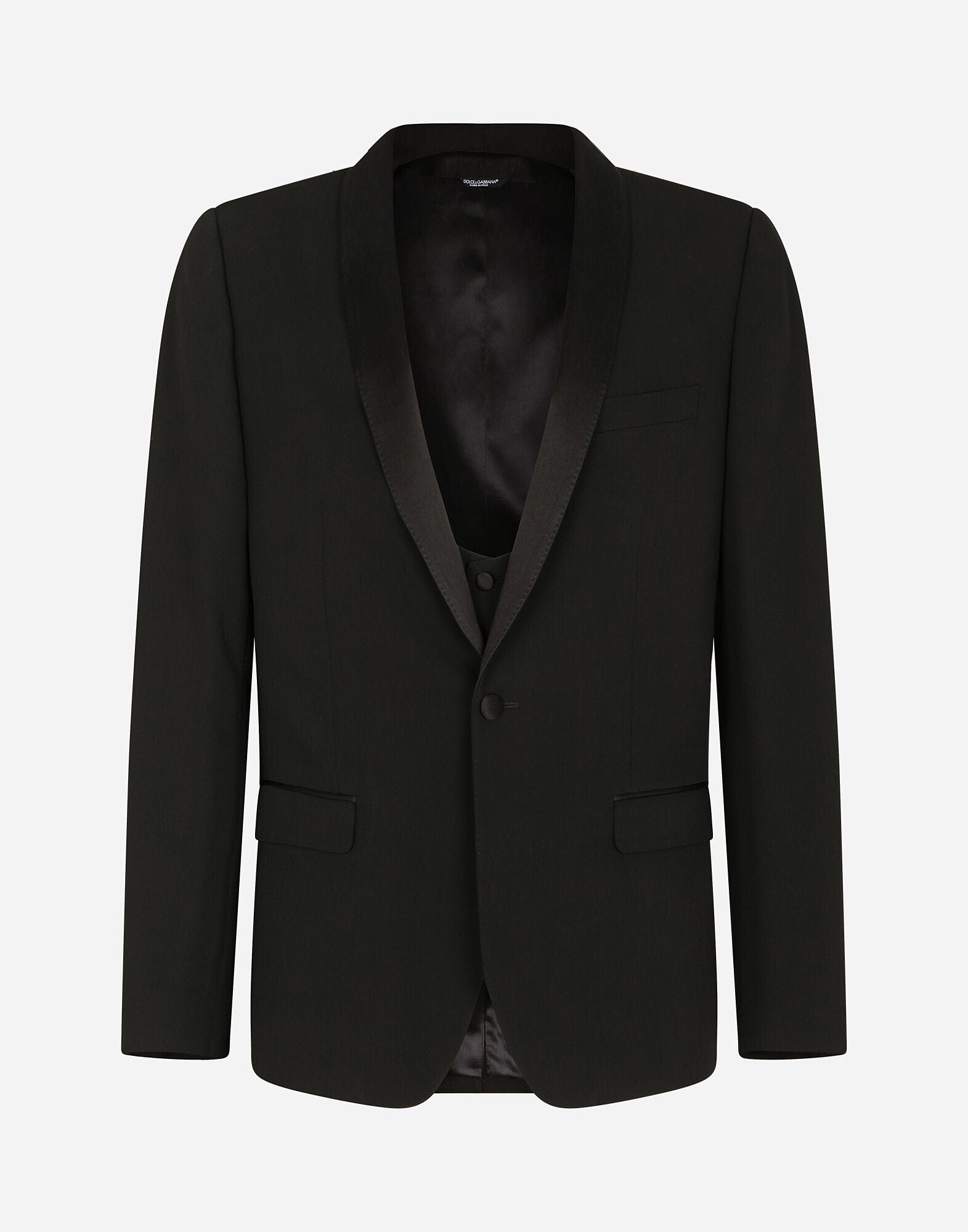 Dolce & Gabbana Wool Martini-Fit Tuxedo Suit