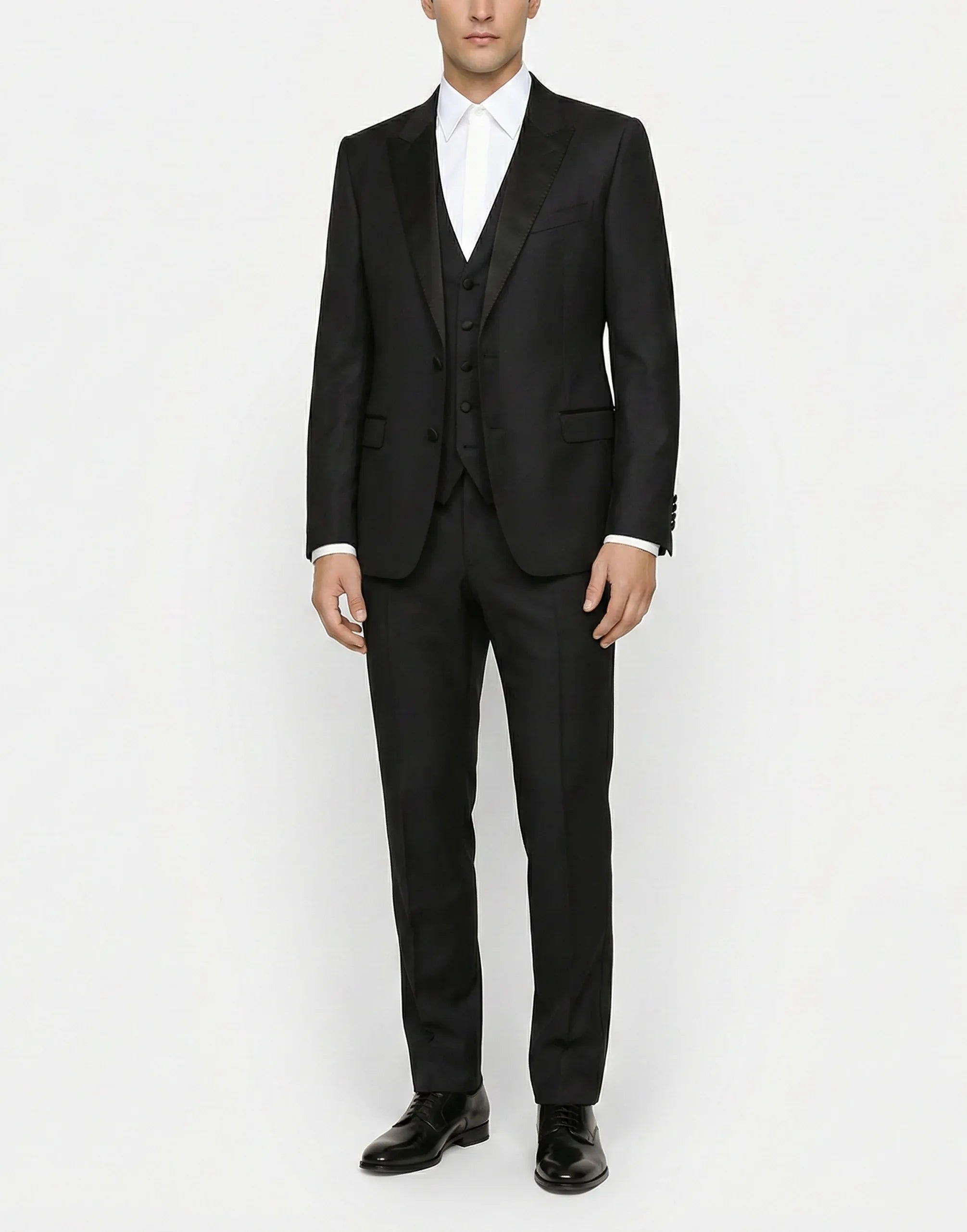 Dolce & Gabbana Wool-Silk Blend Three-Piece Martini Suit - alternate view