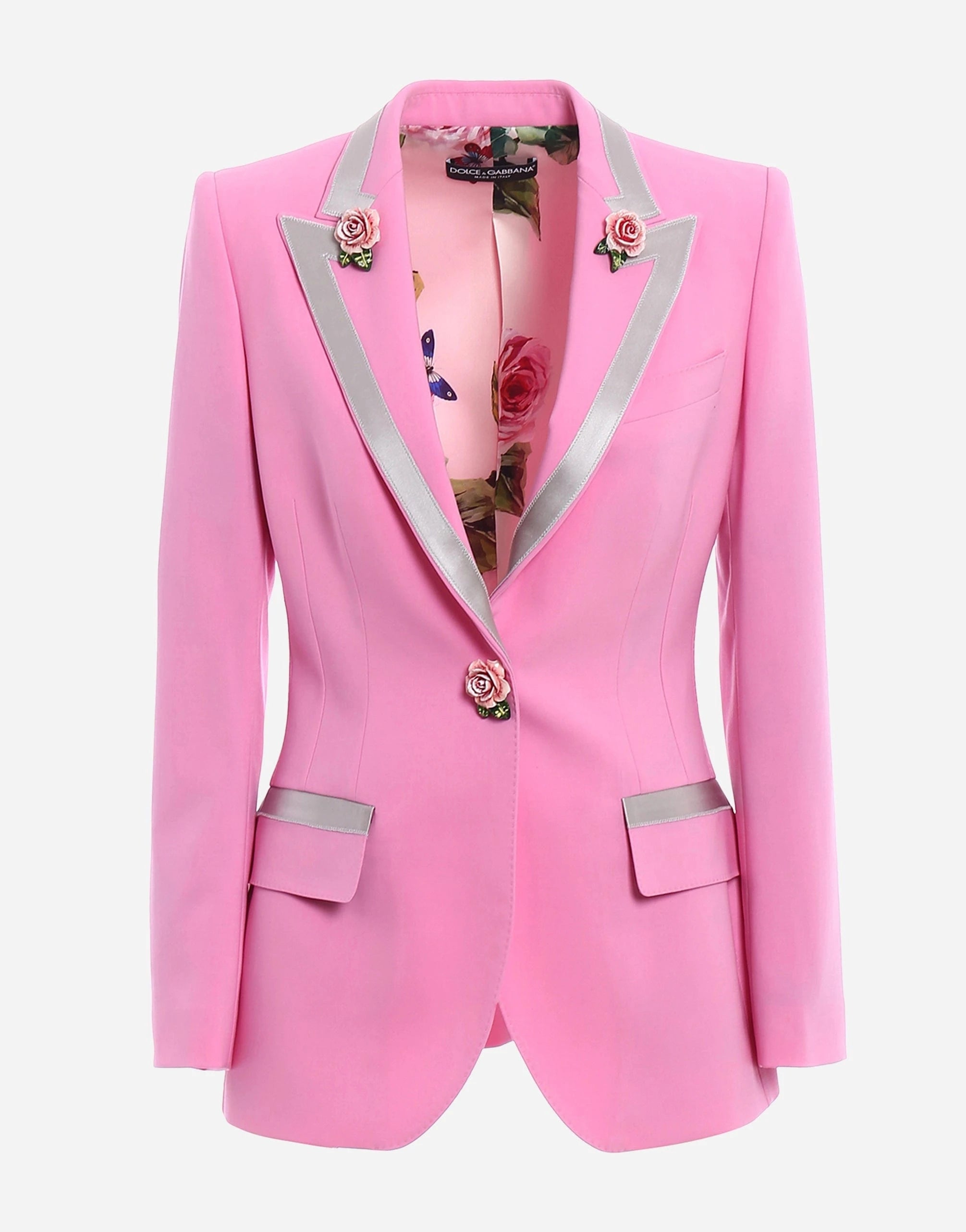 Dolce & Gabbana Wool-Silk Blend Turlington Blazer