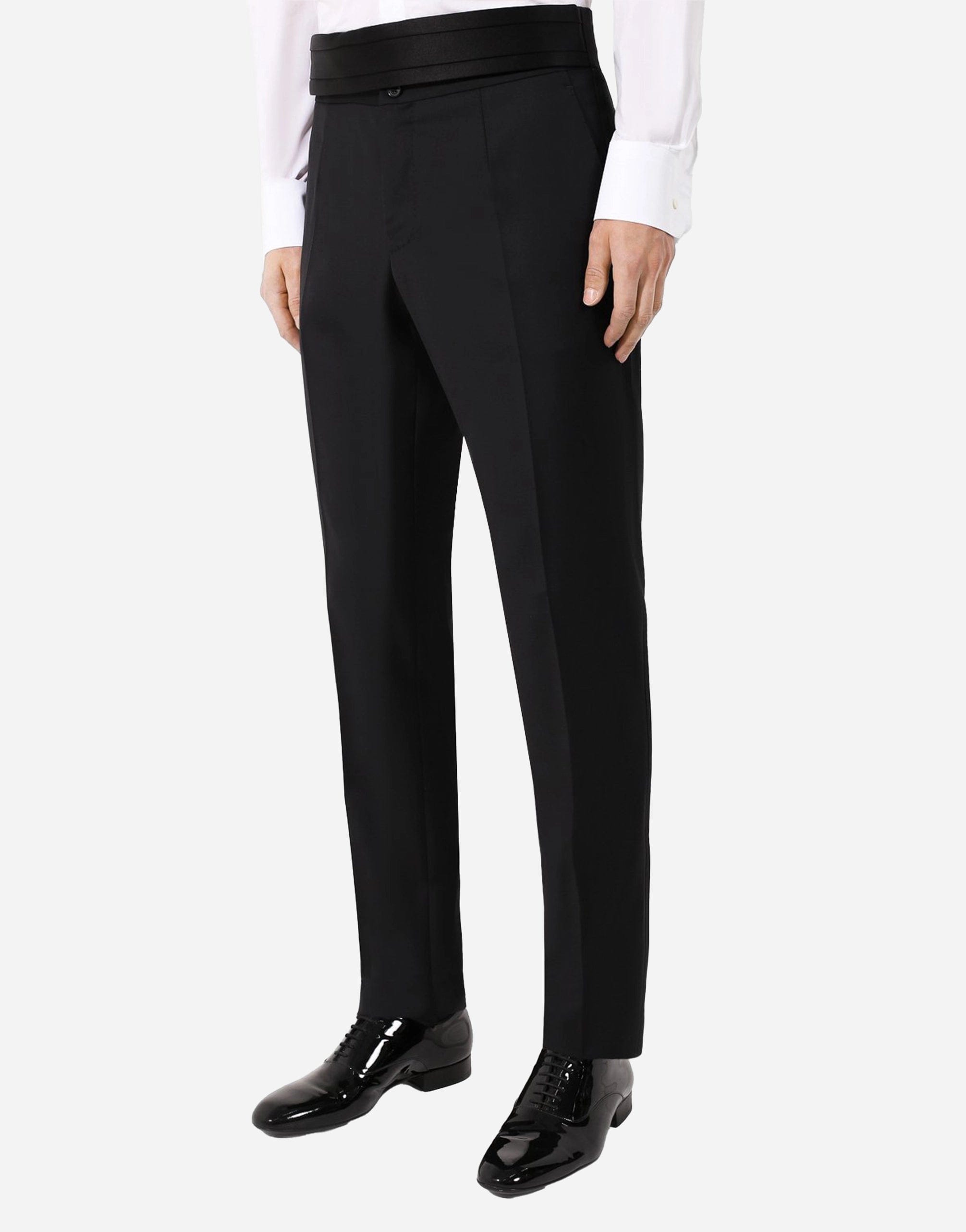 Dolce & Gabbana Wool Slim Fit Formal Pants