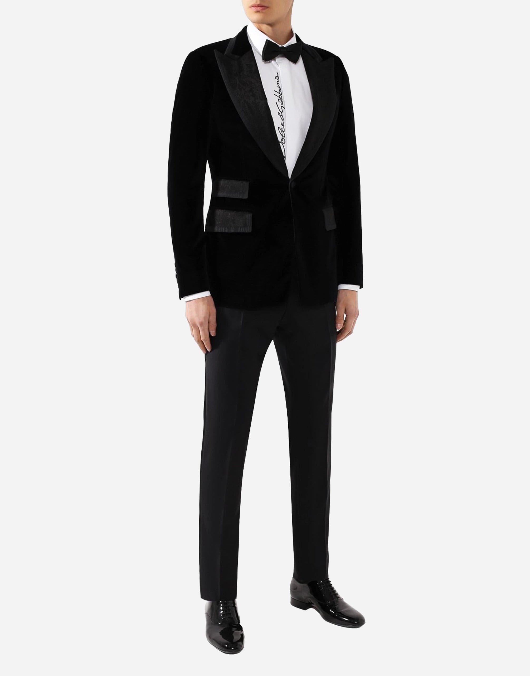 Dolce & Gabbana Wool Slim Fit Formal Pants