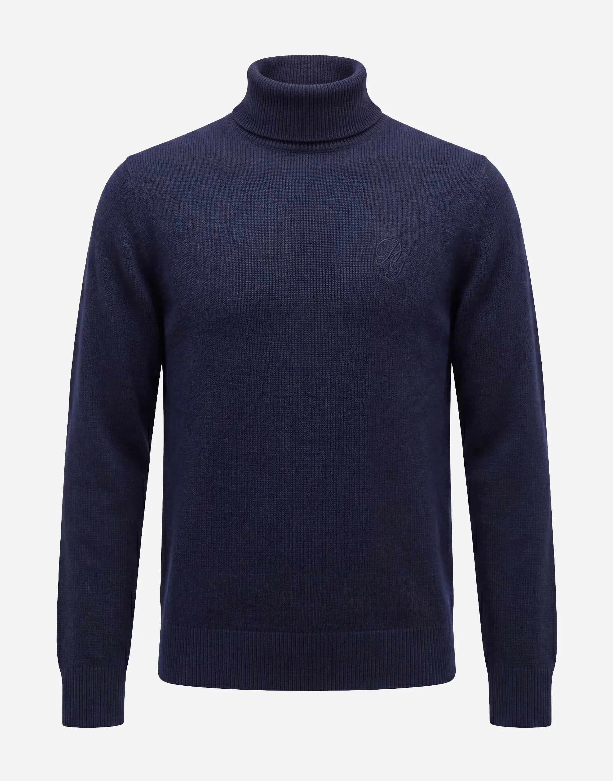 Dolce & Gabbana Wool Turtleneck Logo Sweater