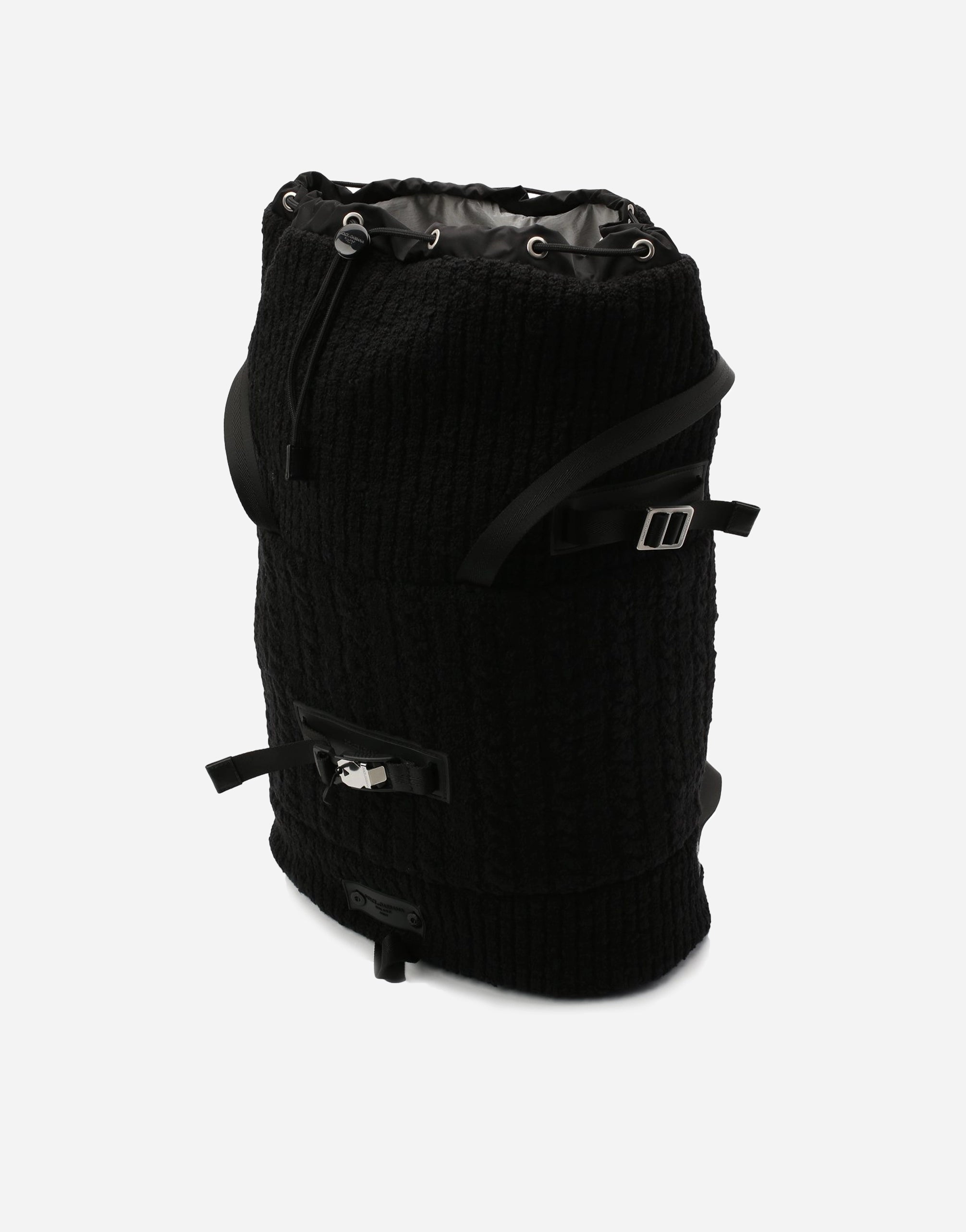 Dolce & Gabbana Wool Zaino Tricot Backpack