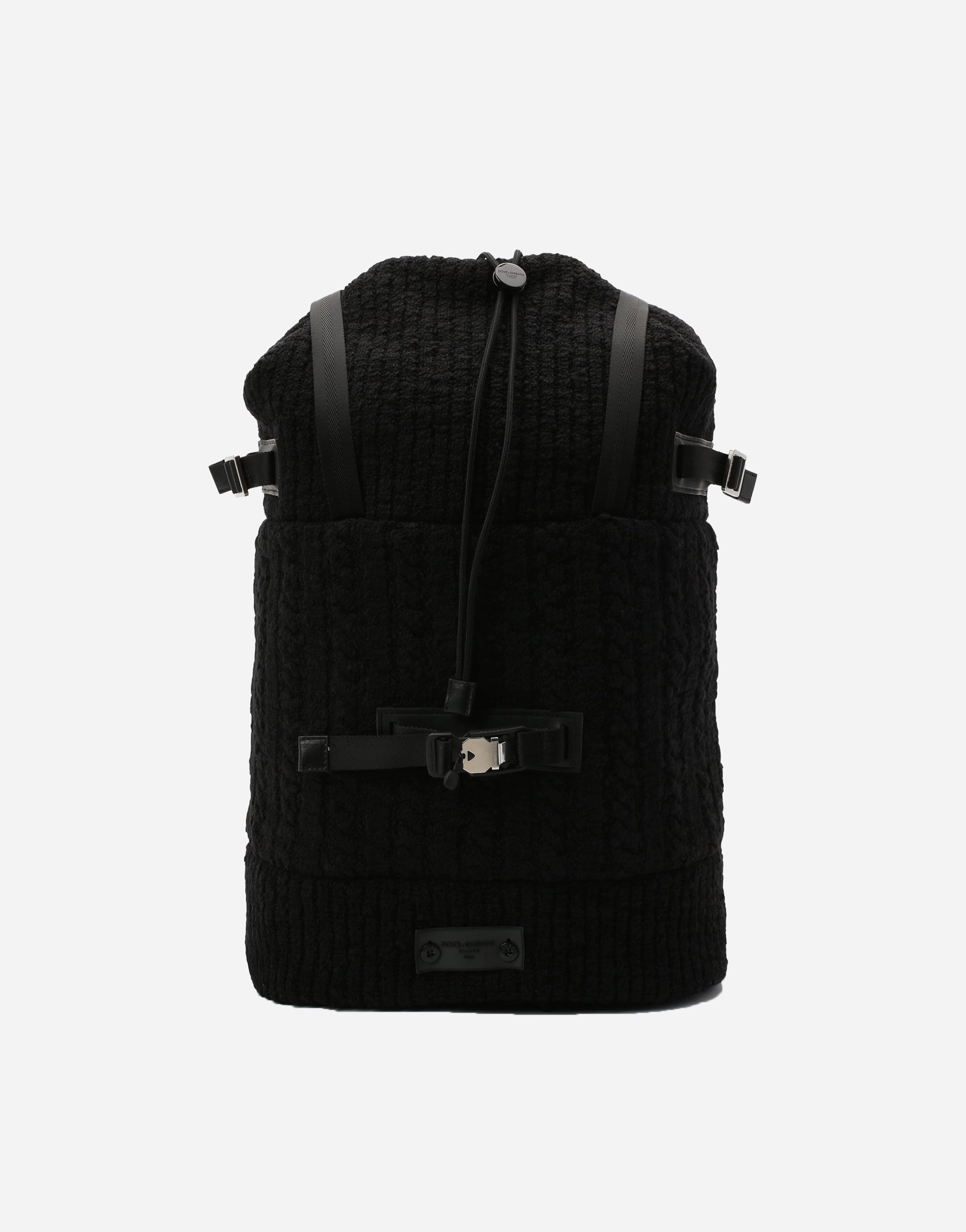 Dolce & Gabbana Wool Zaino Tricot Backpack