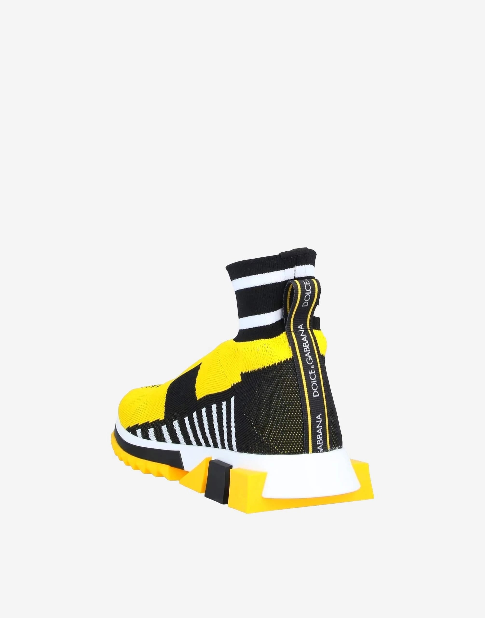 Dolce & Gabbana Yellow Hi-Top Sorrento Sneakers