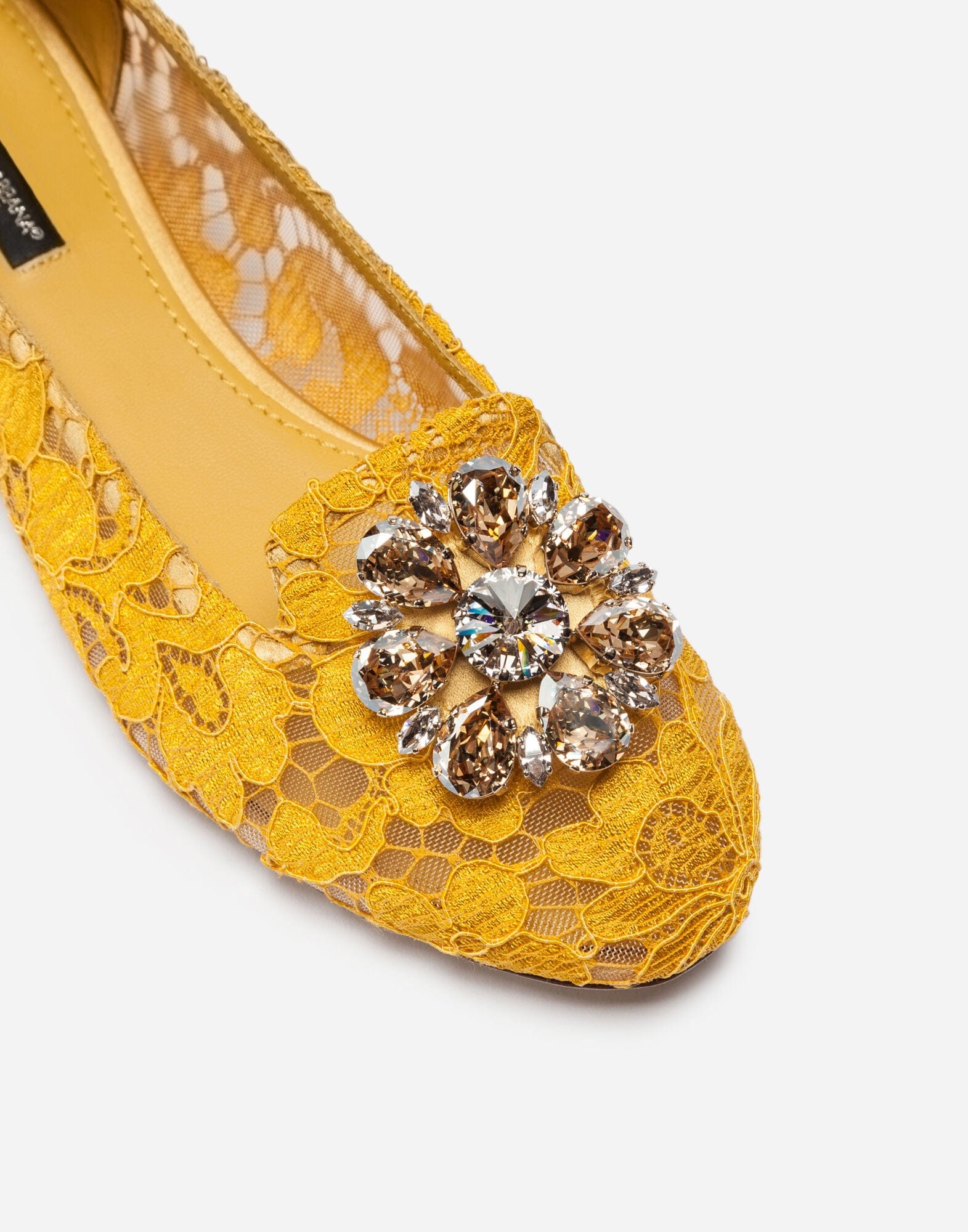 Dolce & Gabbana Yellow Vally Slippers