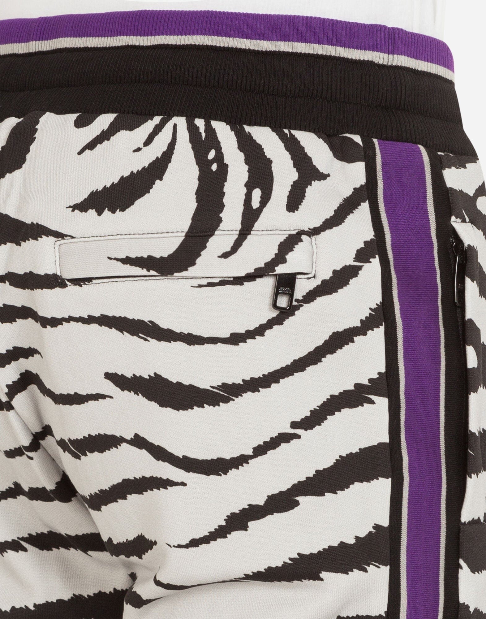 Dolce & Gabbana Zebra-Print Jersey Jogging Pants
