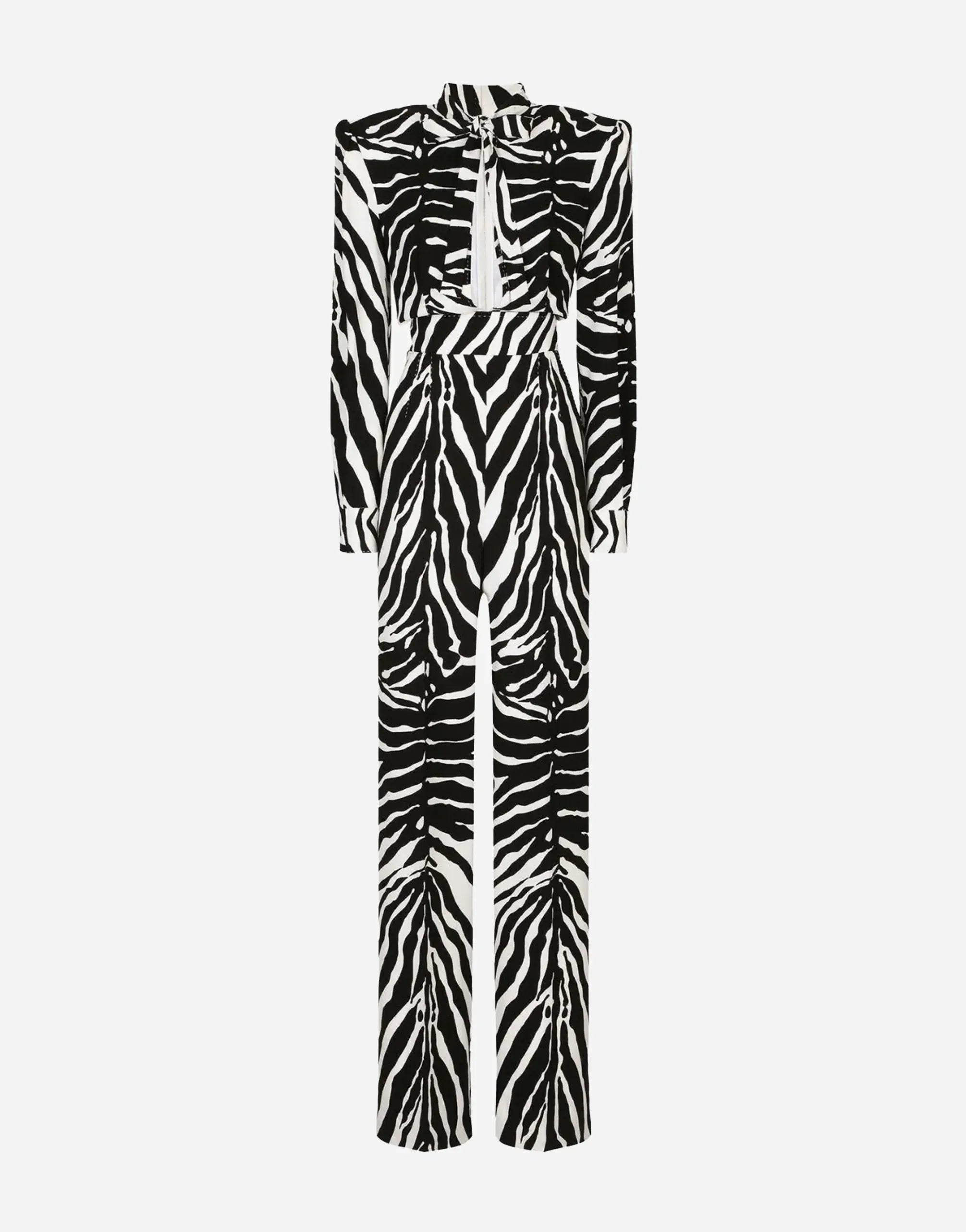 Dolce & Gabbana Zebra-Print Jumpsuit