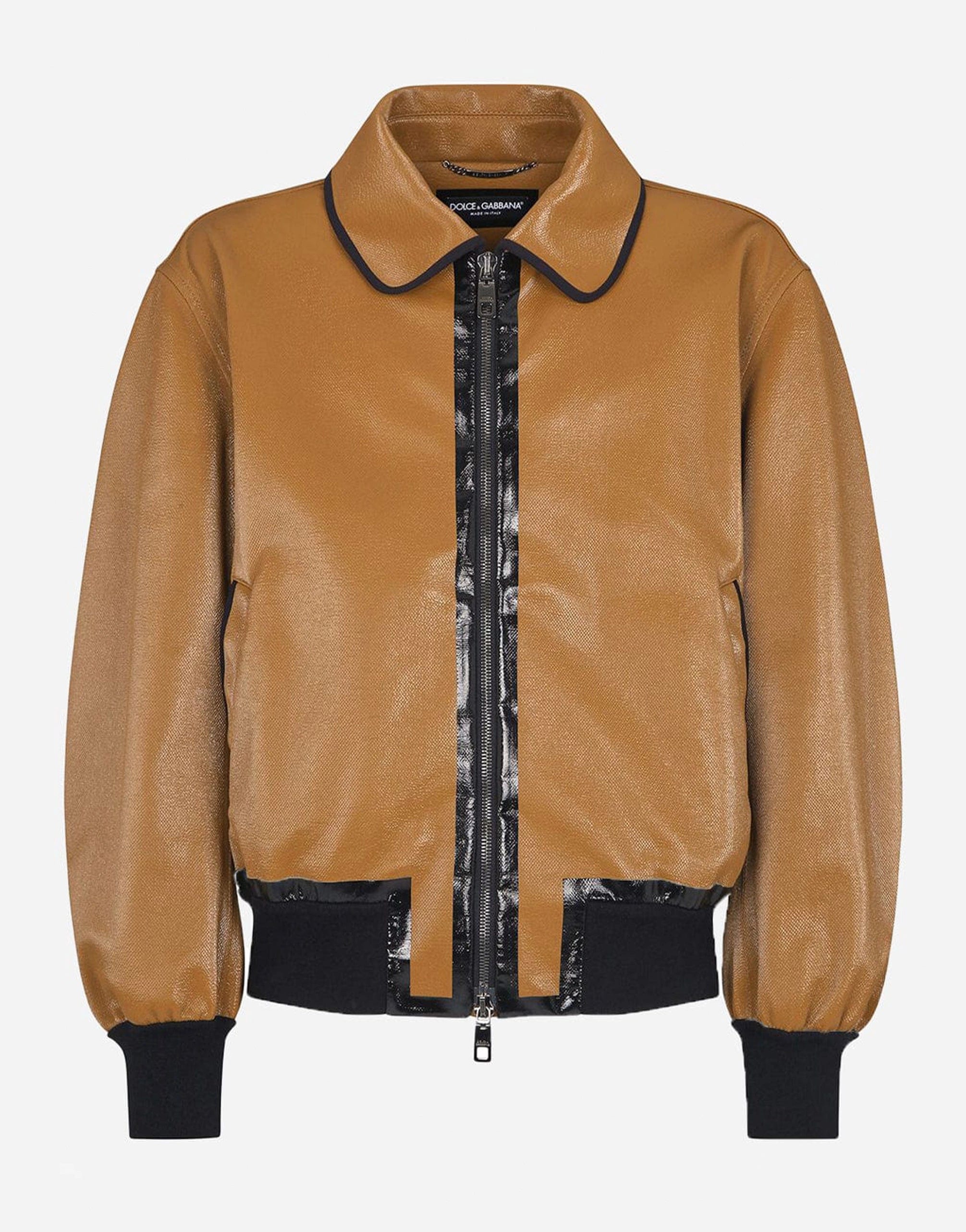 Dolce & Gabbana Zip-Front Bomber Jacket