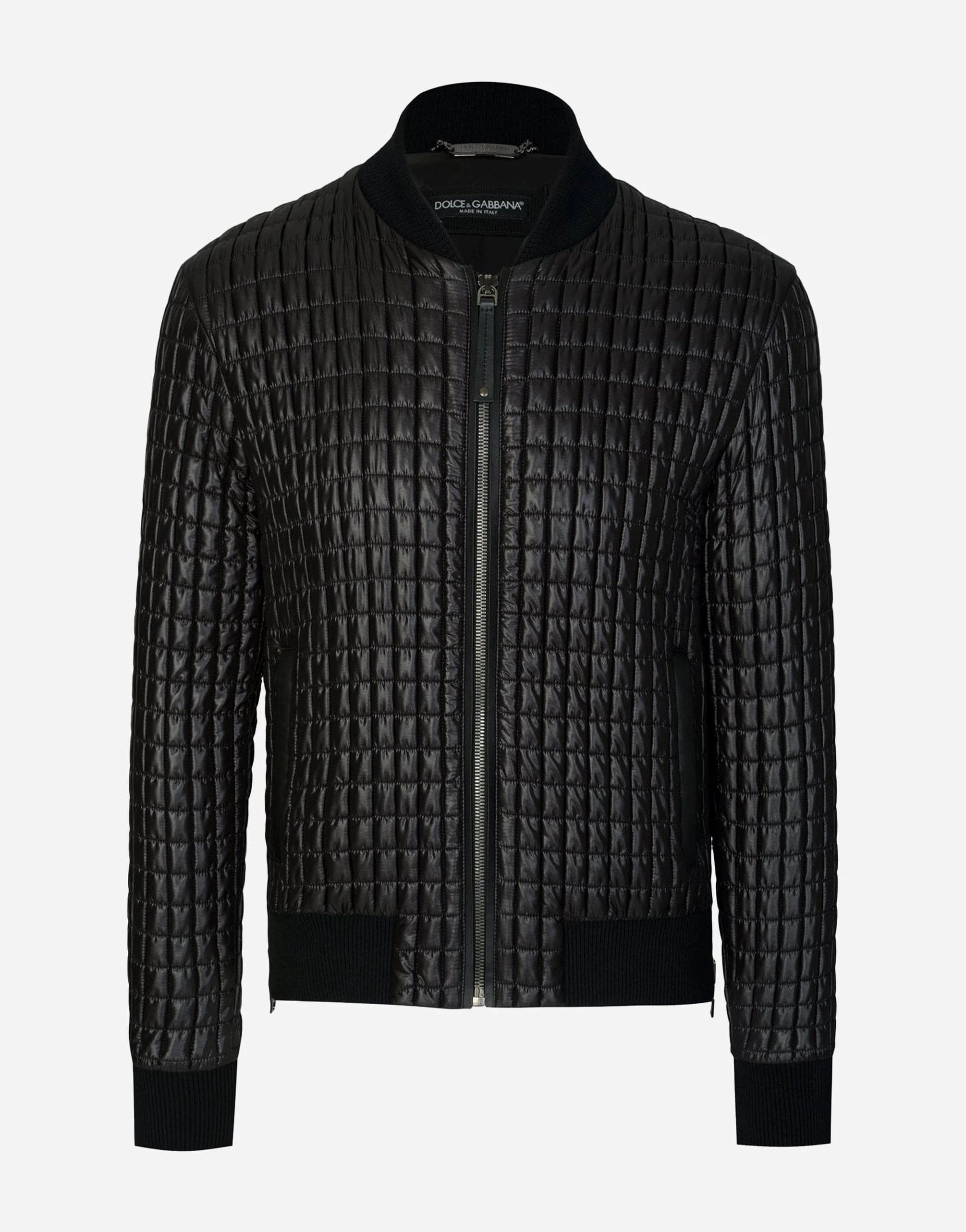 Dolce & Gabbana Zipped Quilted Bomber Jacket