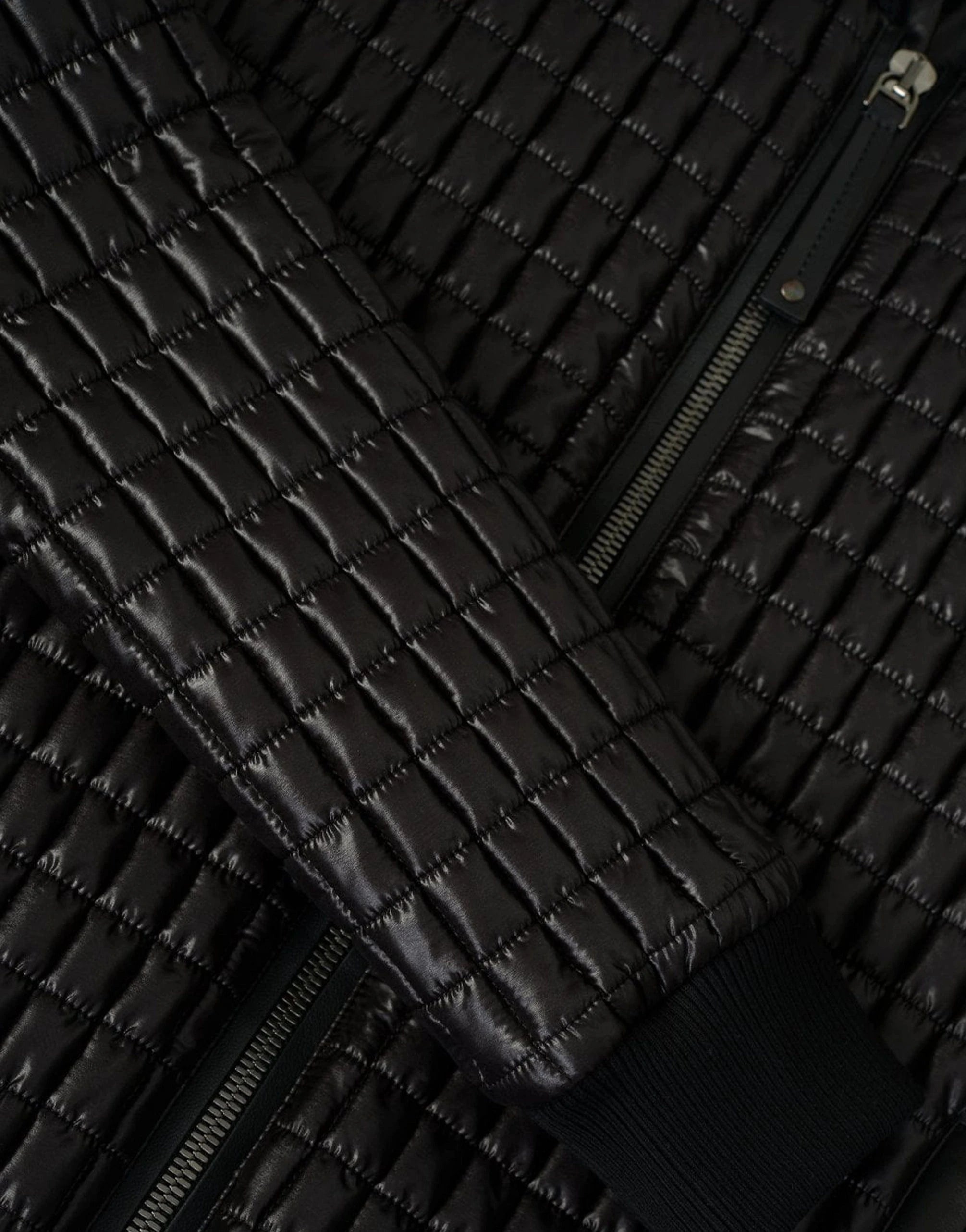 Dolce & Gabbana Zipped Quilted Bomber Jacket