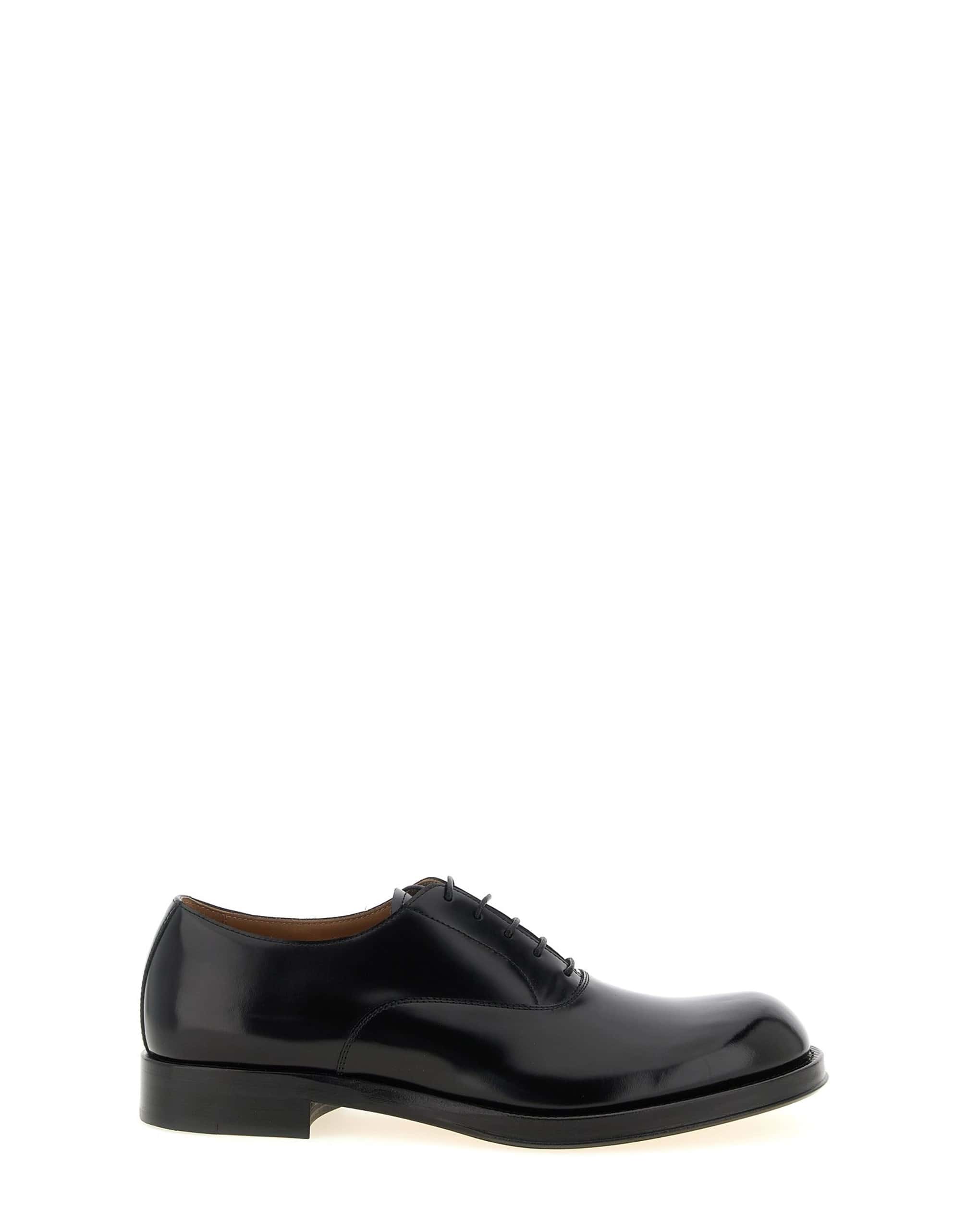 Dries Van Noten Dries Van Noten Black Leather Derby Lace-Up Shoes