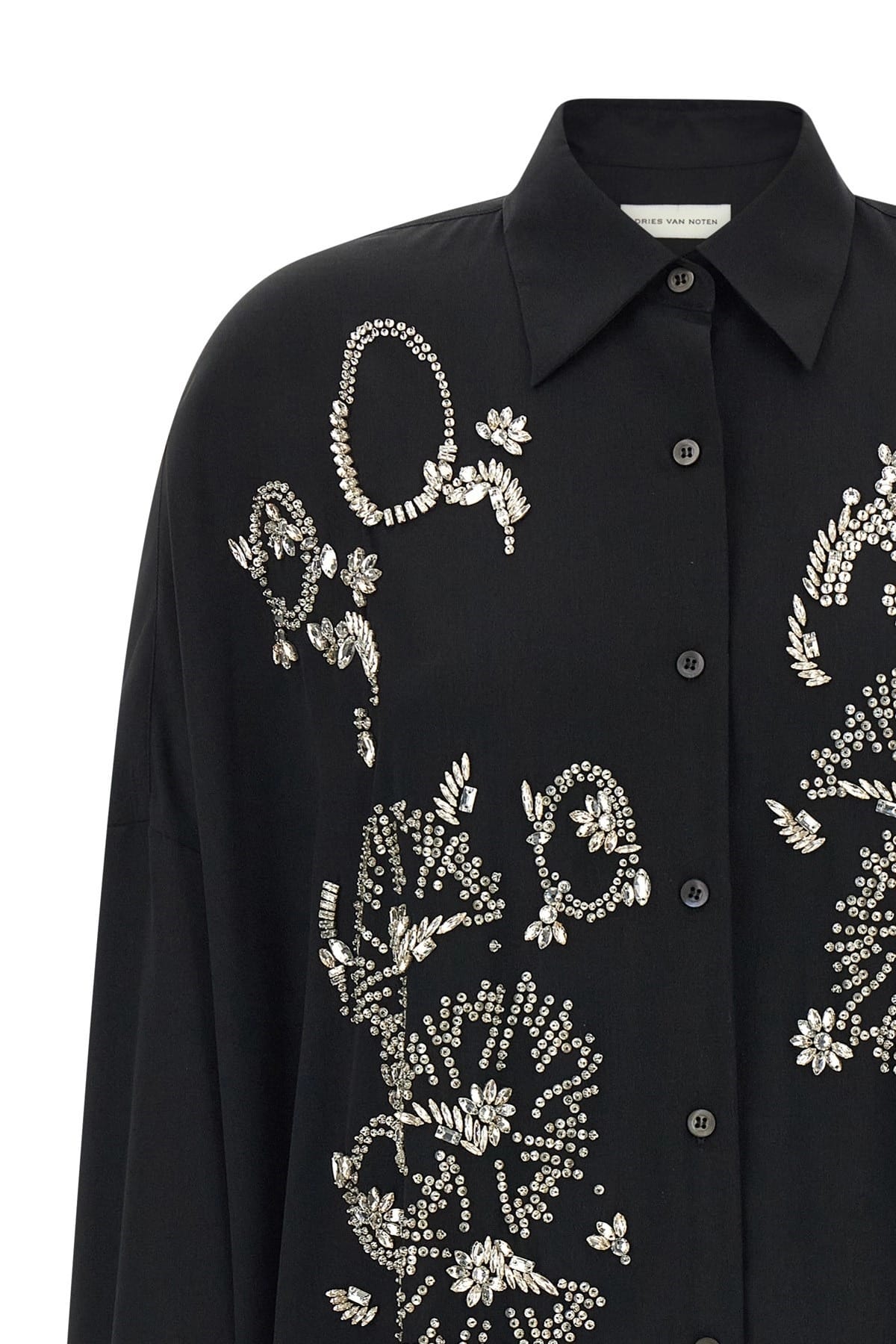 Dries Van Noten Dries Van Noten Casia Crystal Appliqué Shirt