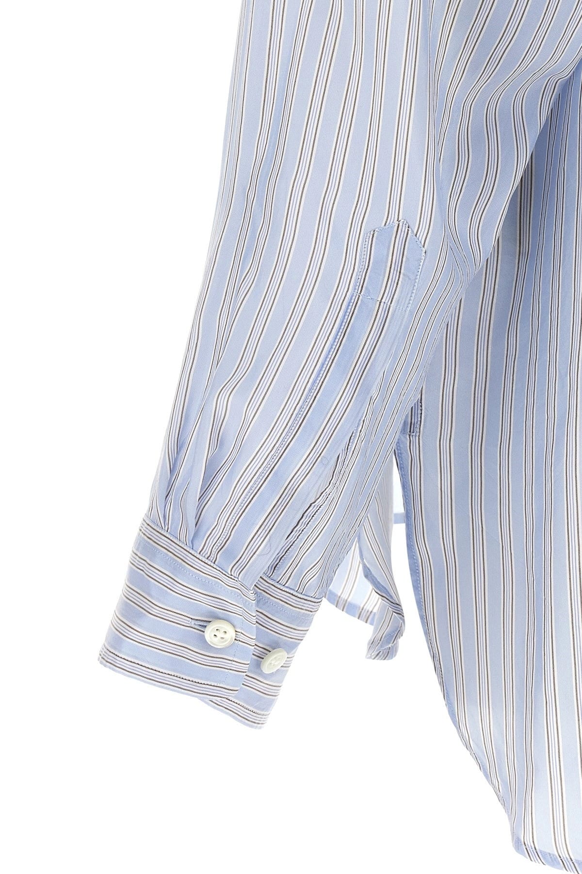 Dries Van Noten Dries Van Noten Croom Striped Cupro Shirt