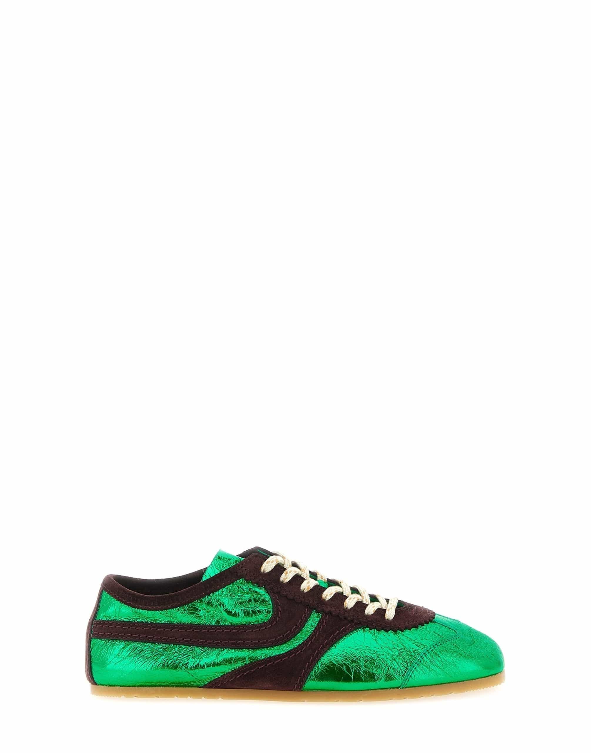 Dries Van Noten Dries Van Noten Laminated Leather Sneakers