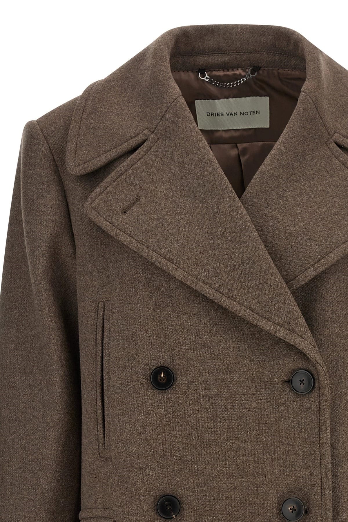Dries Van Noten Dries Van Noten Vafel Double-Breasted Coat