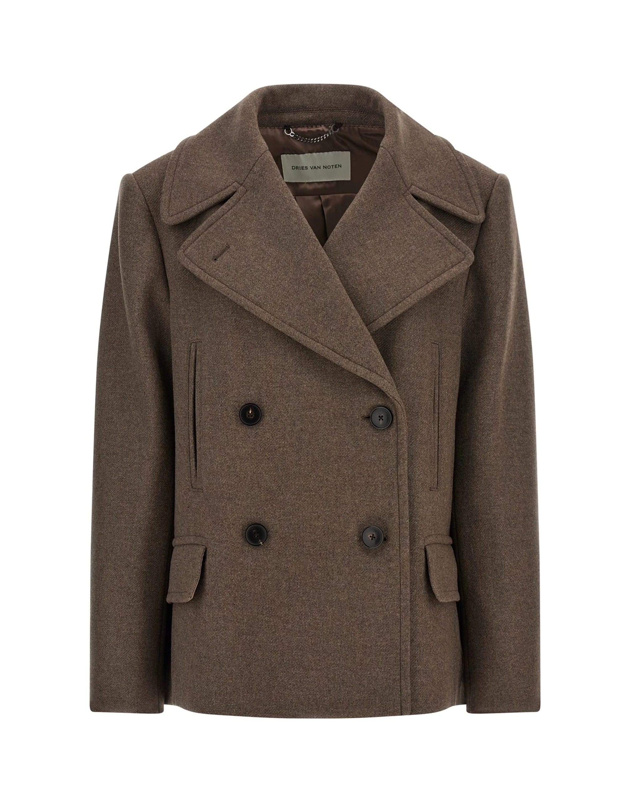 Dries Van Noten Dries Van Noten Vafel Double-Breasted Coat