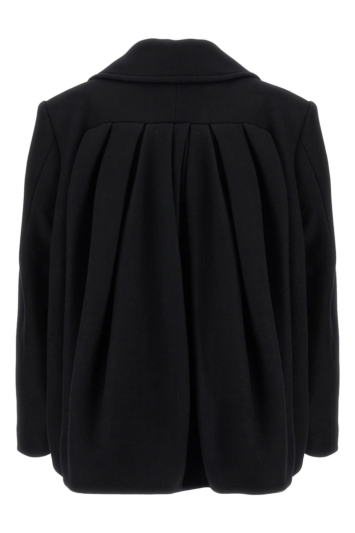 Dries Van Noten Vafel Wool Blend Coat - alternate view