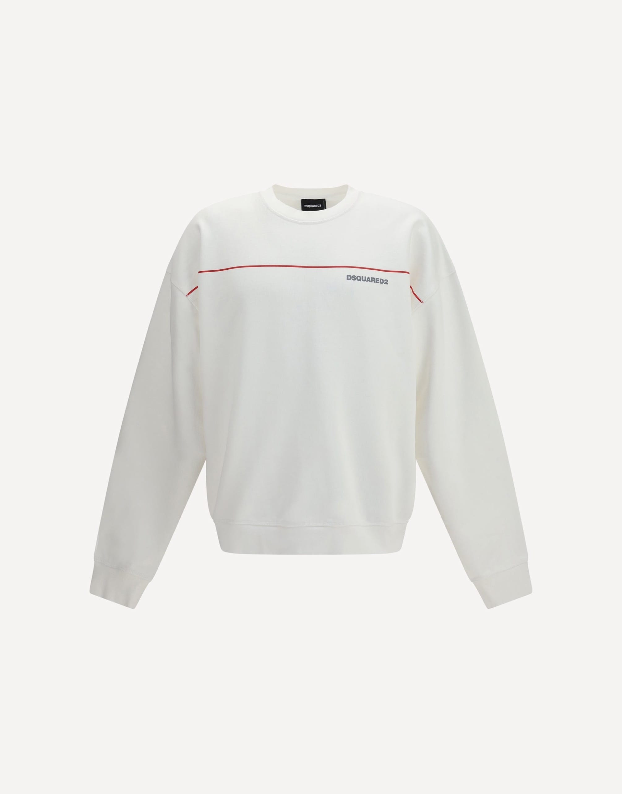 Dsquared² Cotton Crew Neck Sweatshirt With Logo Print