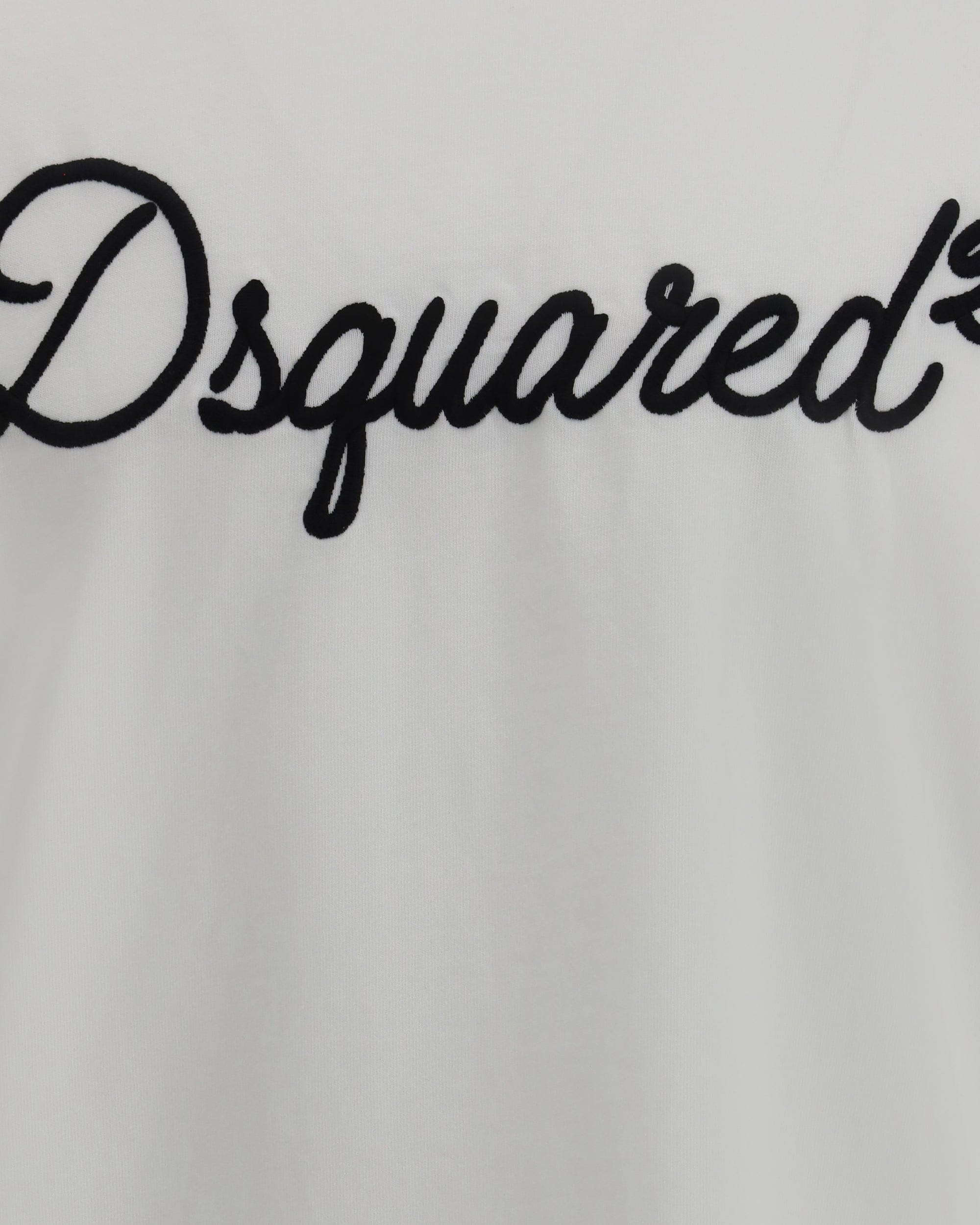 Dsquared² Logo-Embroidered Cotton Tee