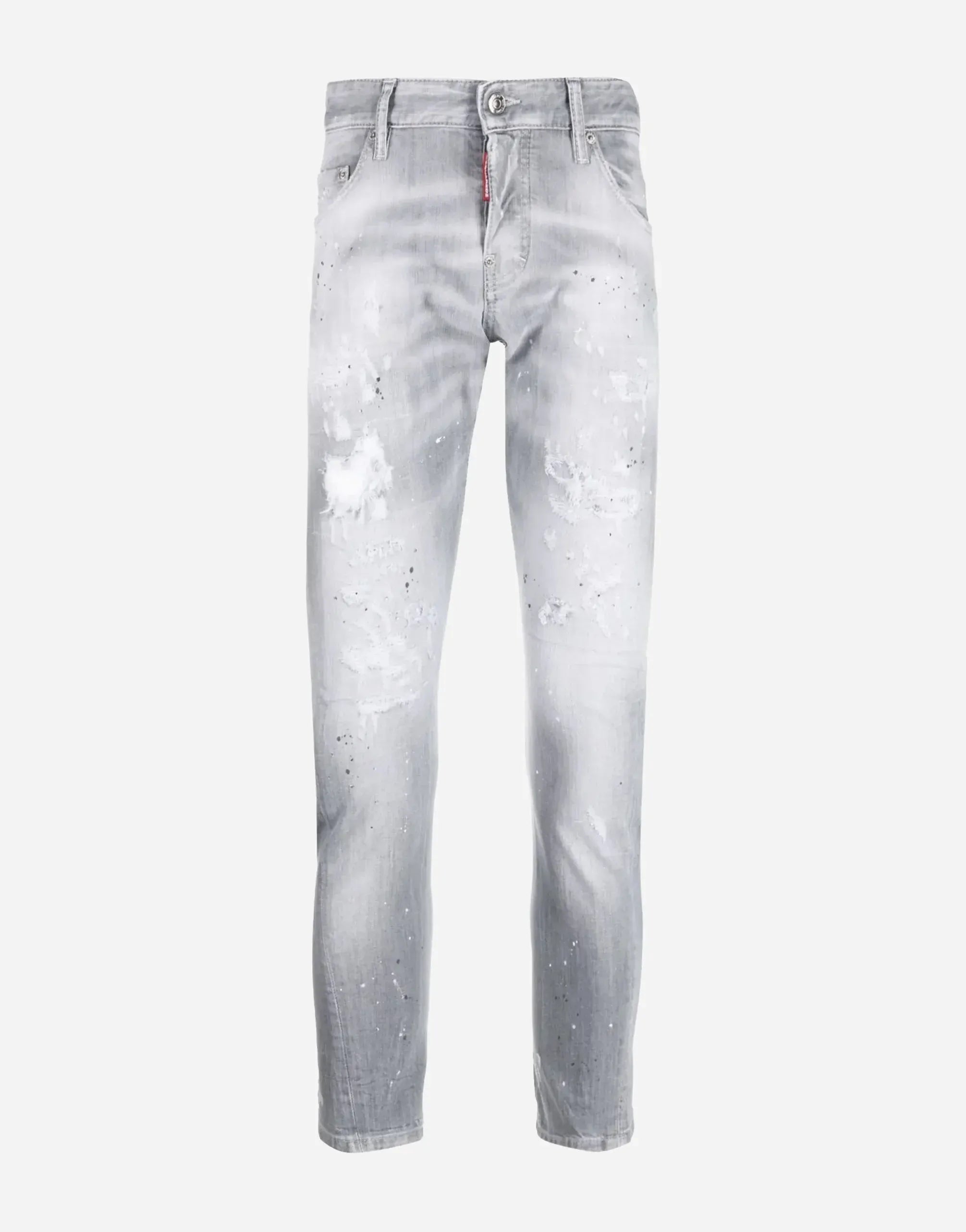 Dsquared² Mid-Rise Distressed Skinny Jeans