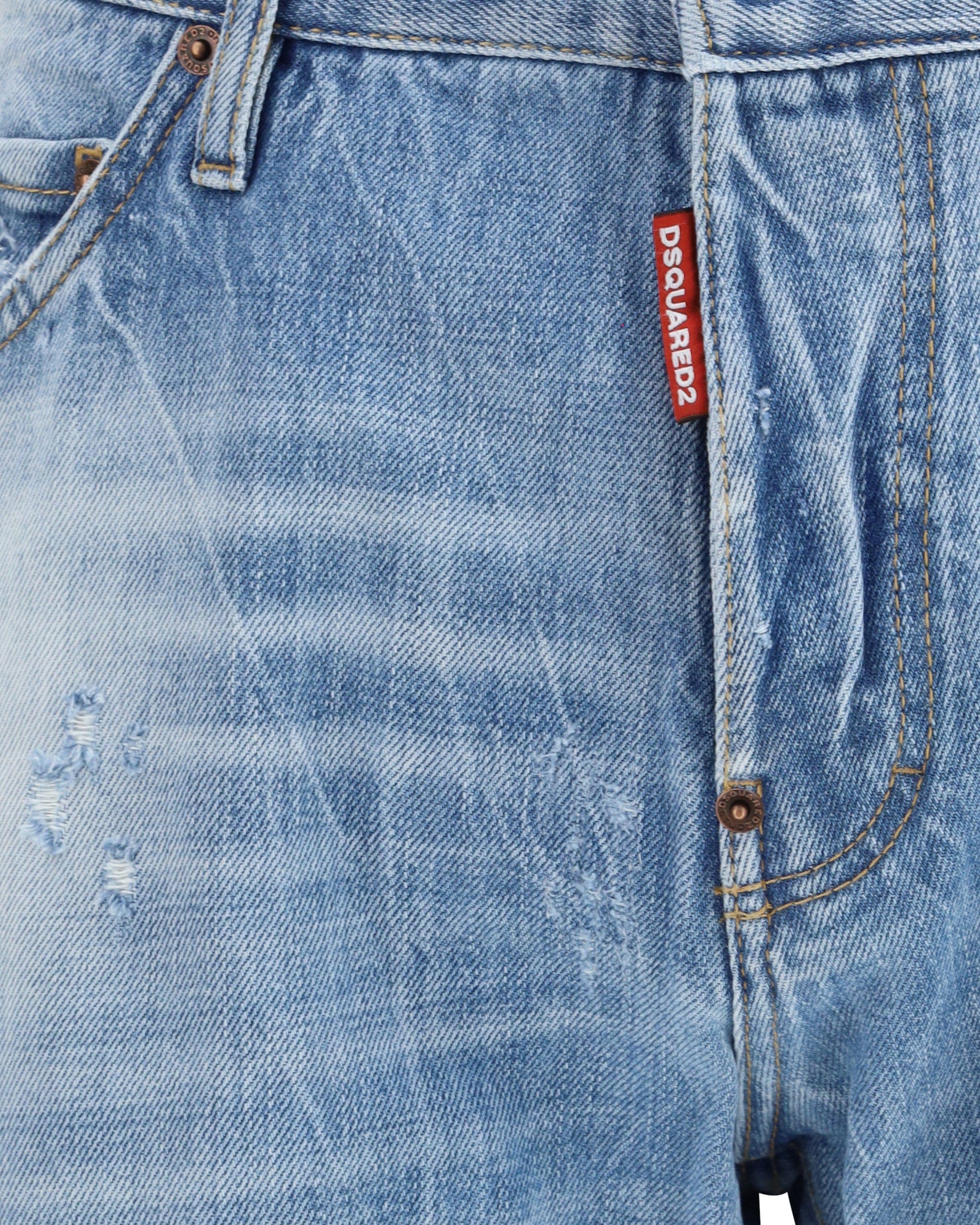 Dsquared² Teddy Jeans With Lived-In Effect