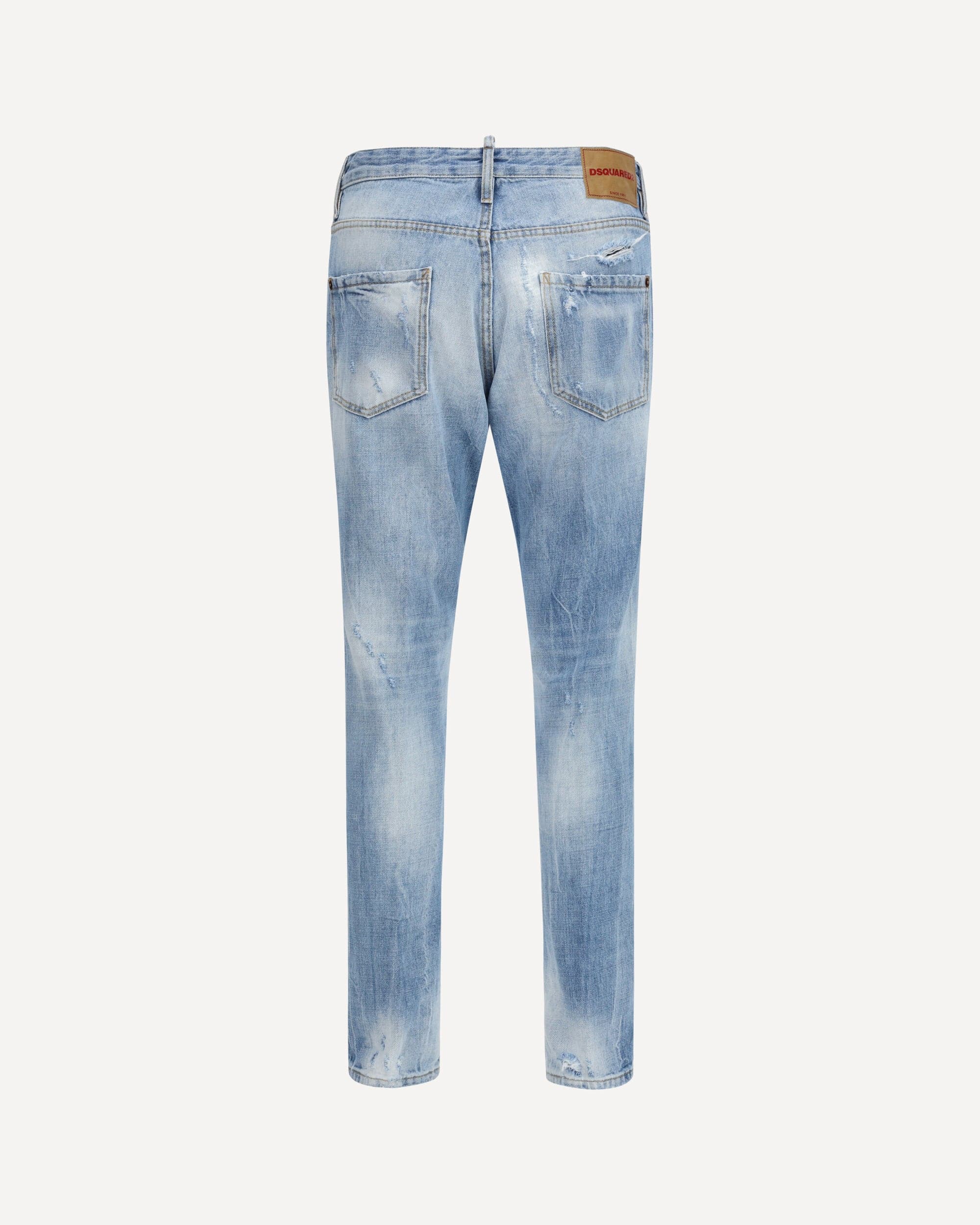 Teddy Jeans With Lived-In Effect - alternate view