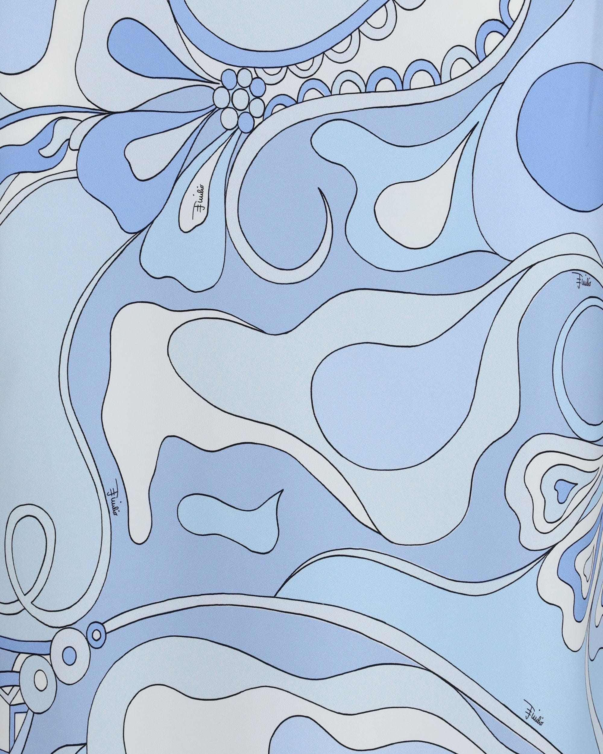 Emilio Pucci Silk Cape Dress Orchidee Soleil Prints