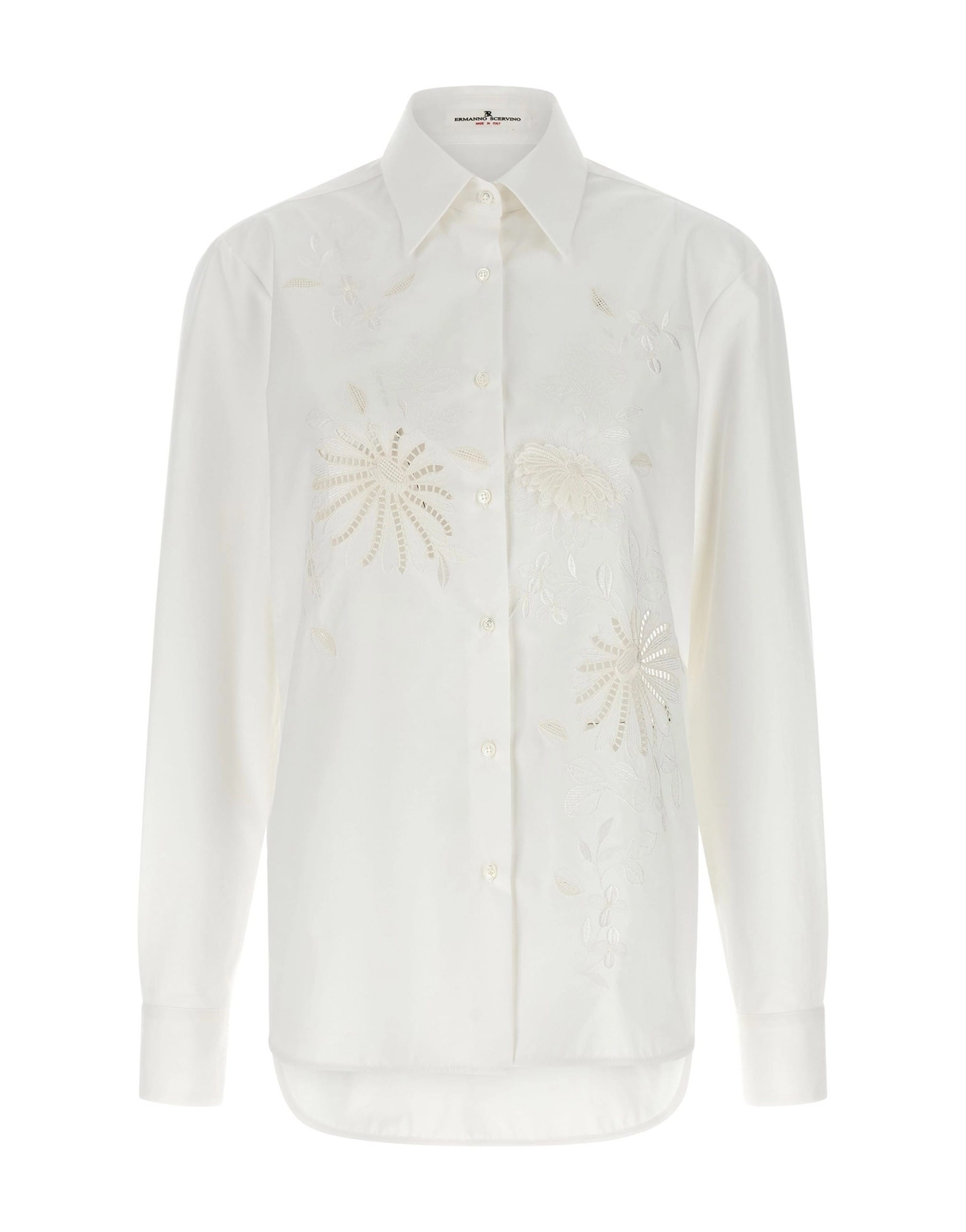 Ermanno Scervino Ermanno Scervino Embroidery Cotton Shirt