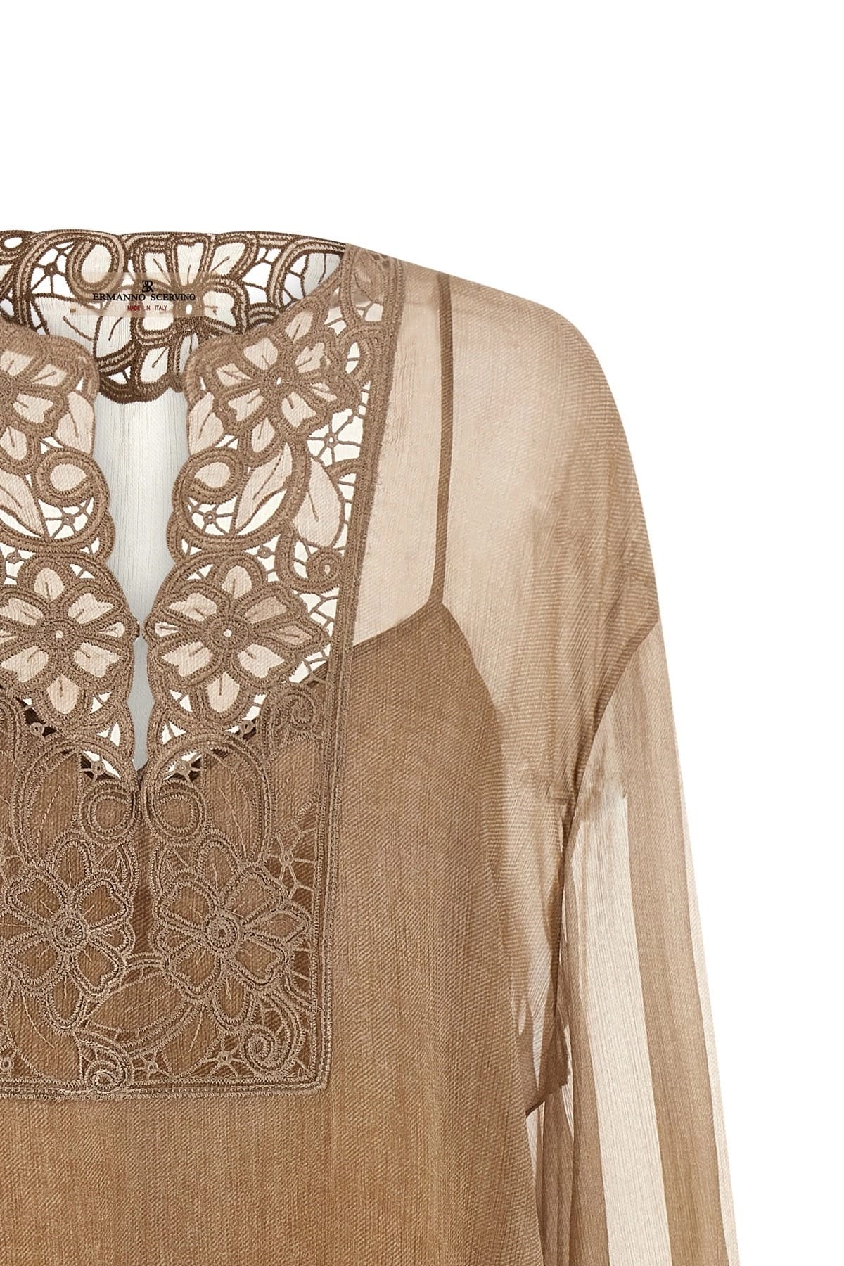 Ermanno Scervino Ermanno Scervino Floral Carving Blouse