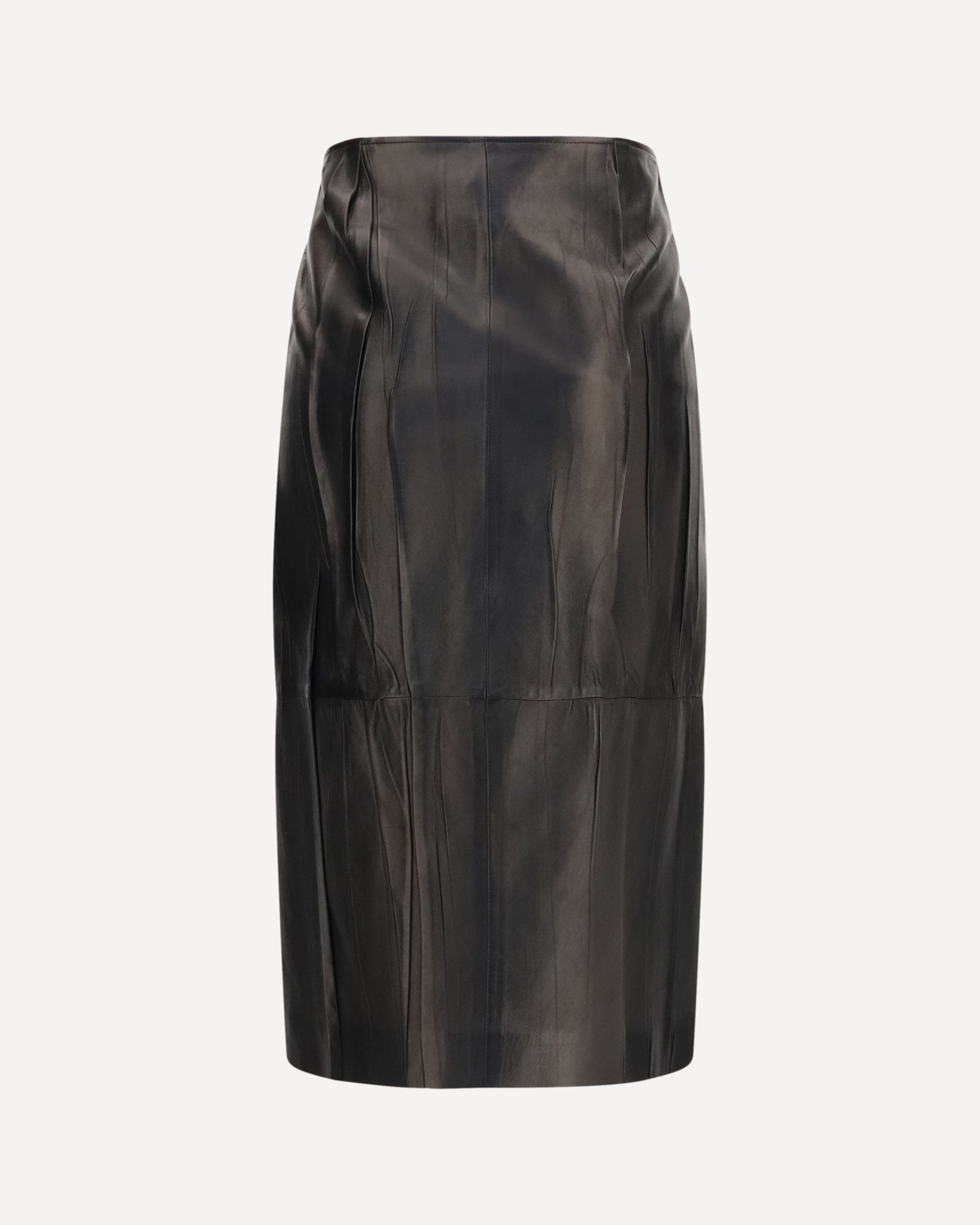 Ermanno Scervino middellange leren rok - alternate view