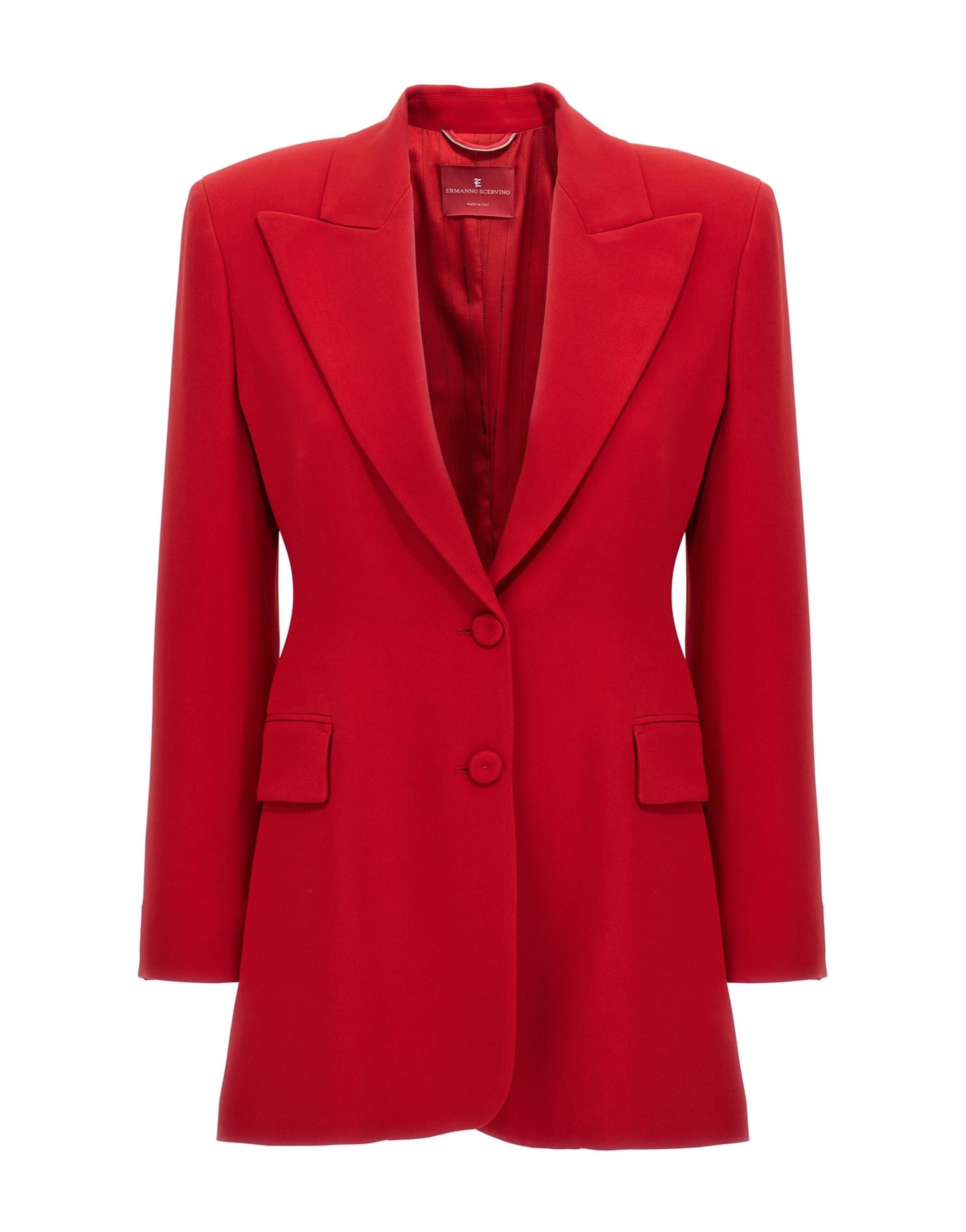 Ermanno Scervino Ermanno Scervino Red Single-Breasted Blazer