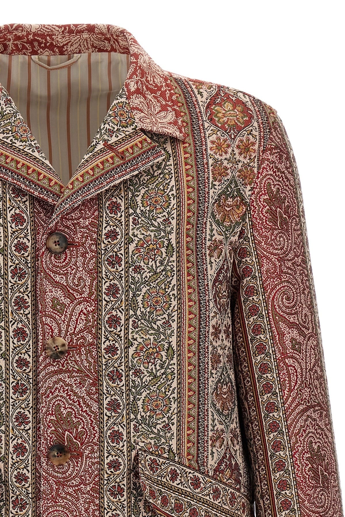 Etro Etro Balmacaan Neck Overshirt