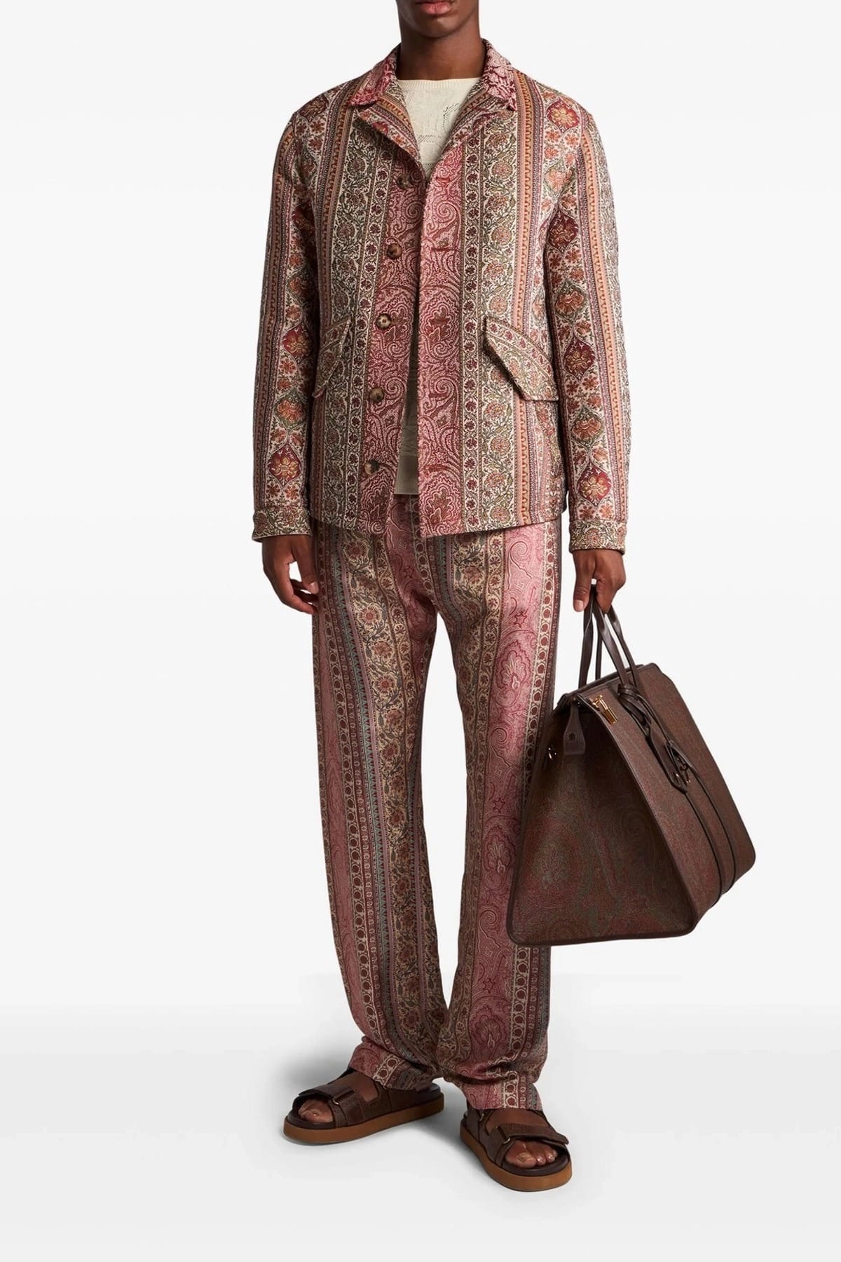 Etro Etro Balmacaan Neck Overshirt