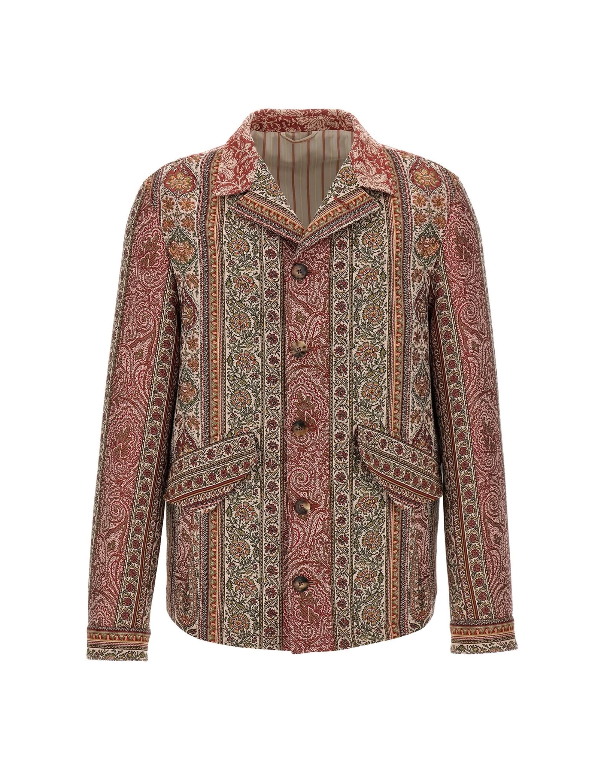 Etro Etro Balmacaan Neck Overshirt