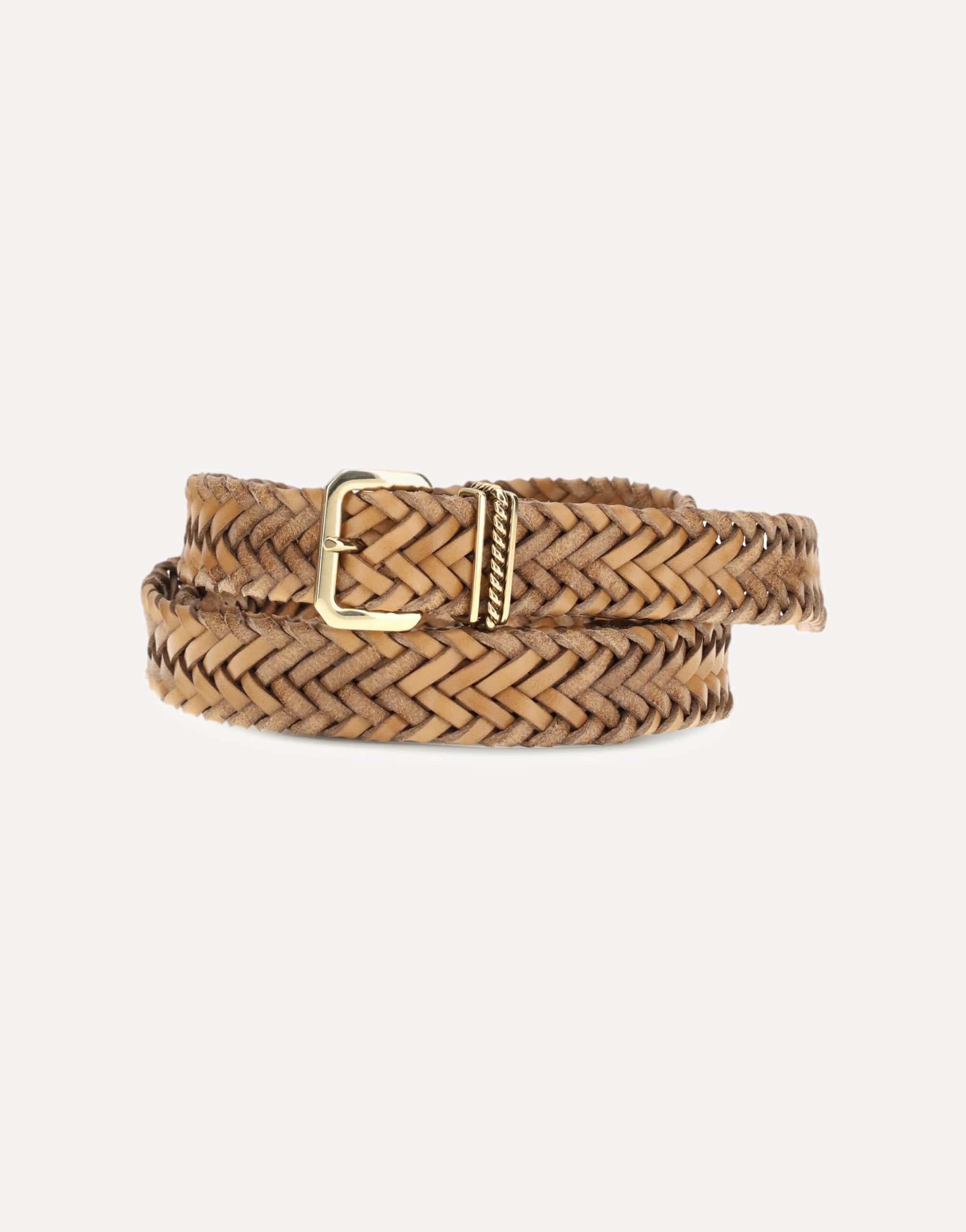 Etro Braided Leather Belt