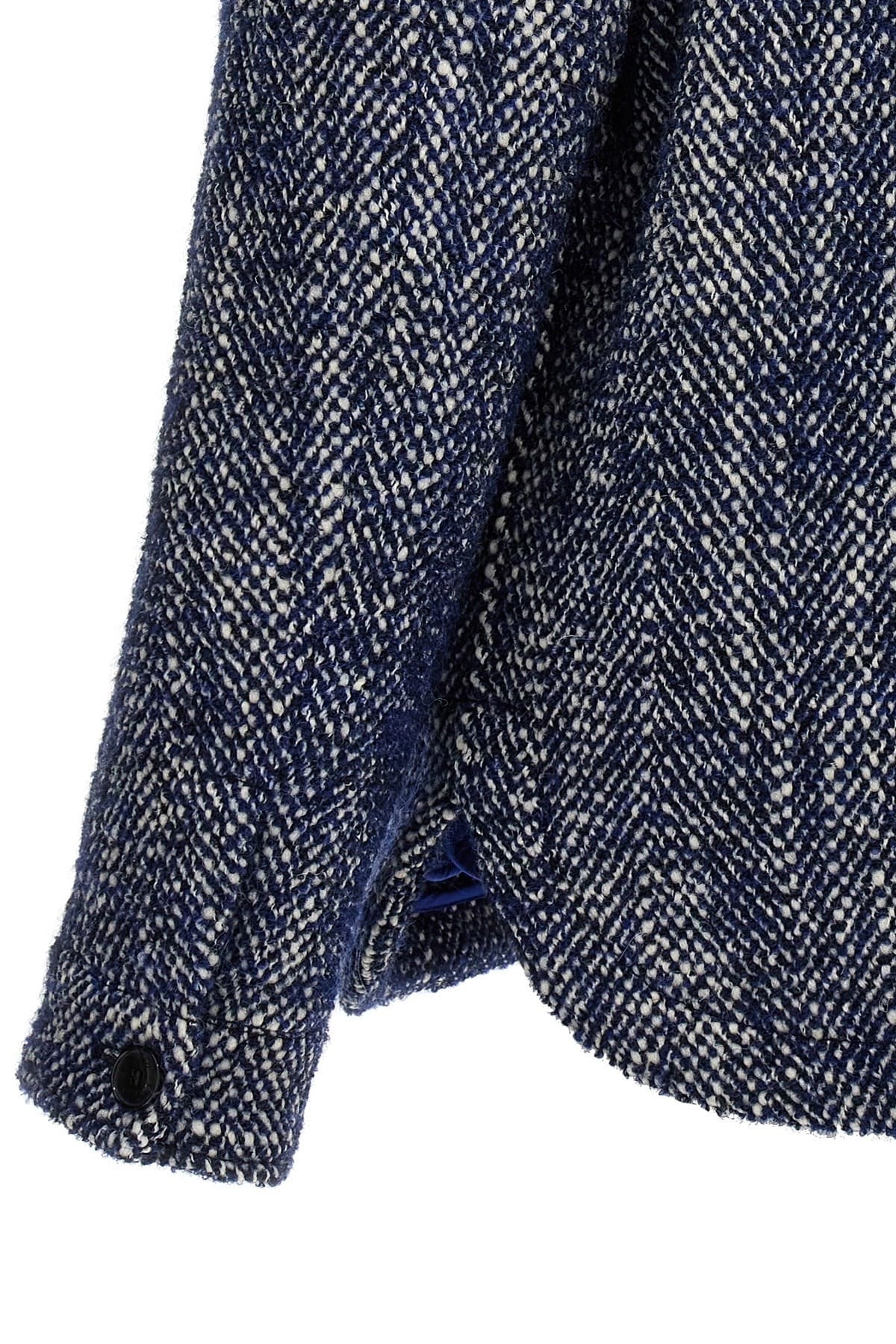 Etro Etro Chevron Wool Blend Jacket
