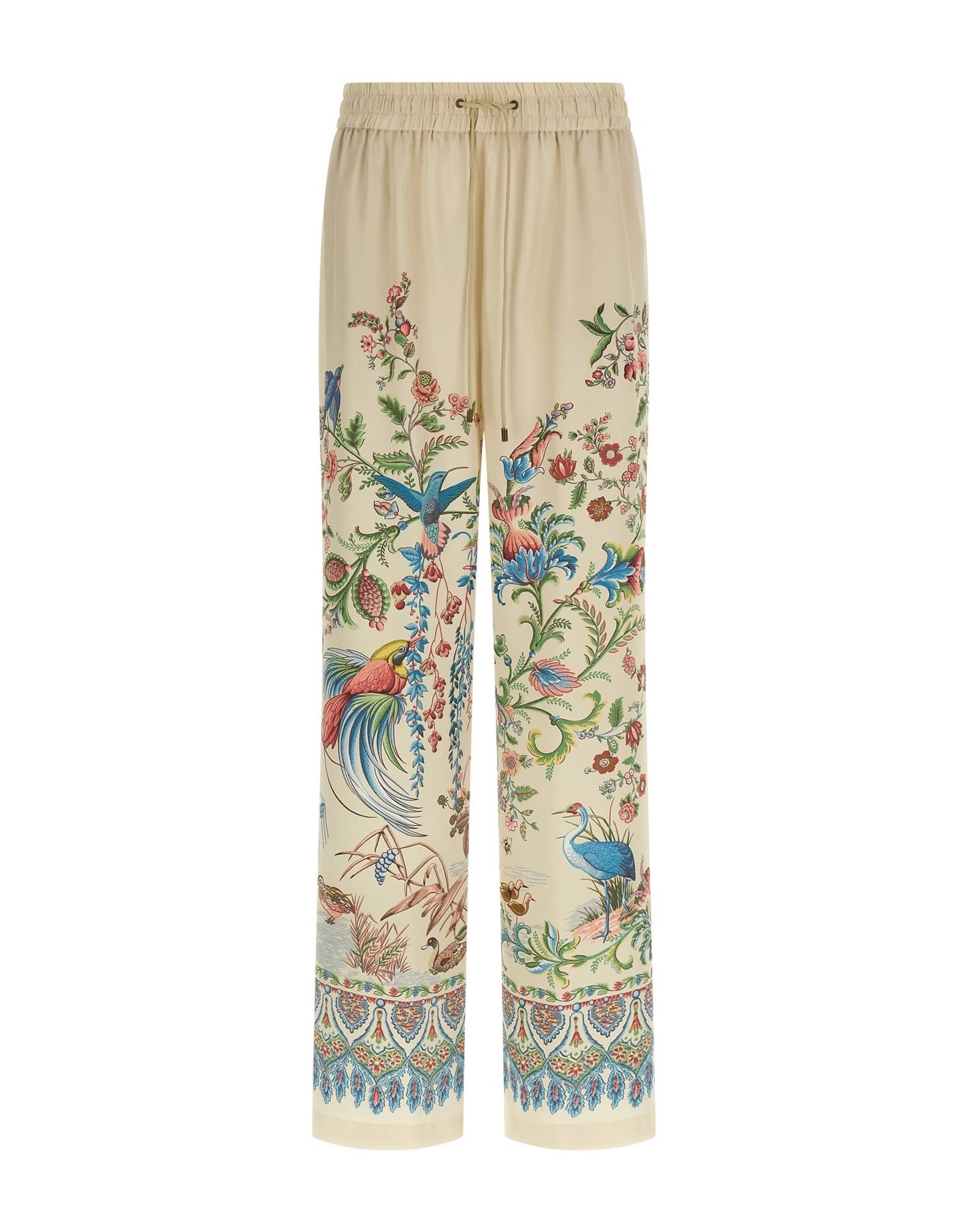 Etro Etro Flora And Fauna Printed Trousers