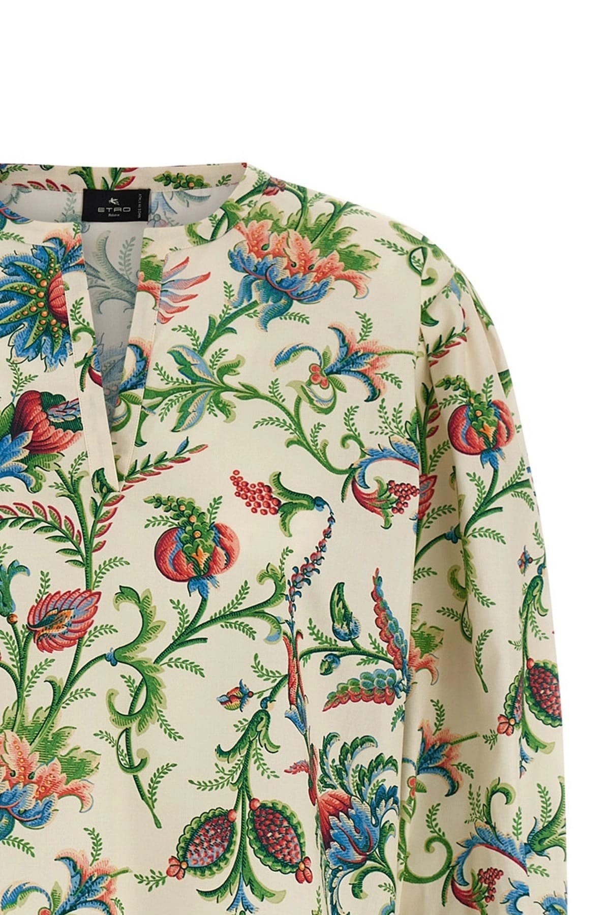 Etro Baumwollbluse mit Blumenmuster