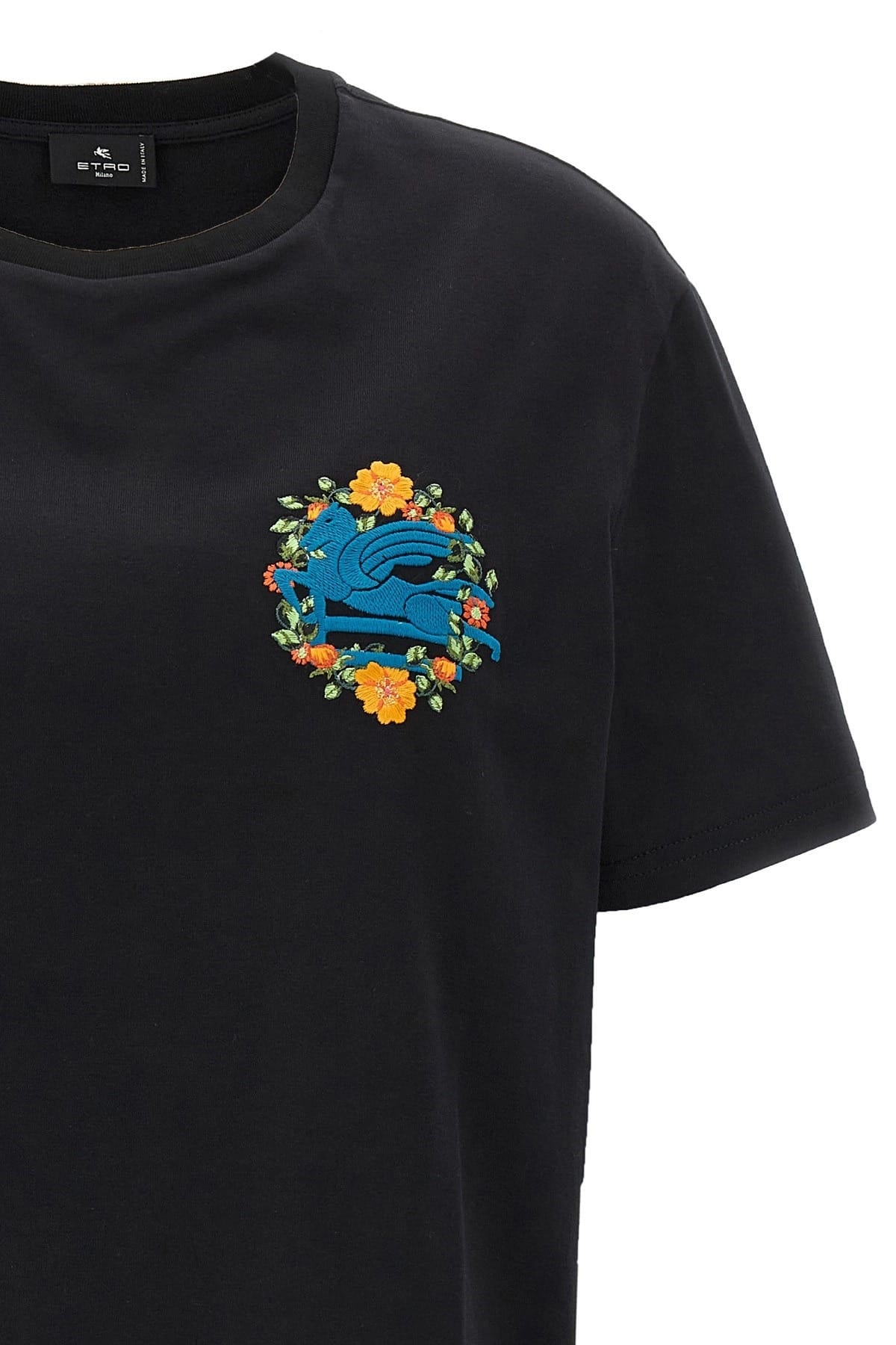 Etro Etro Logo Embroidery T-Shirt