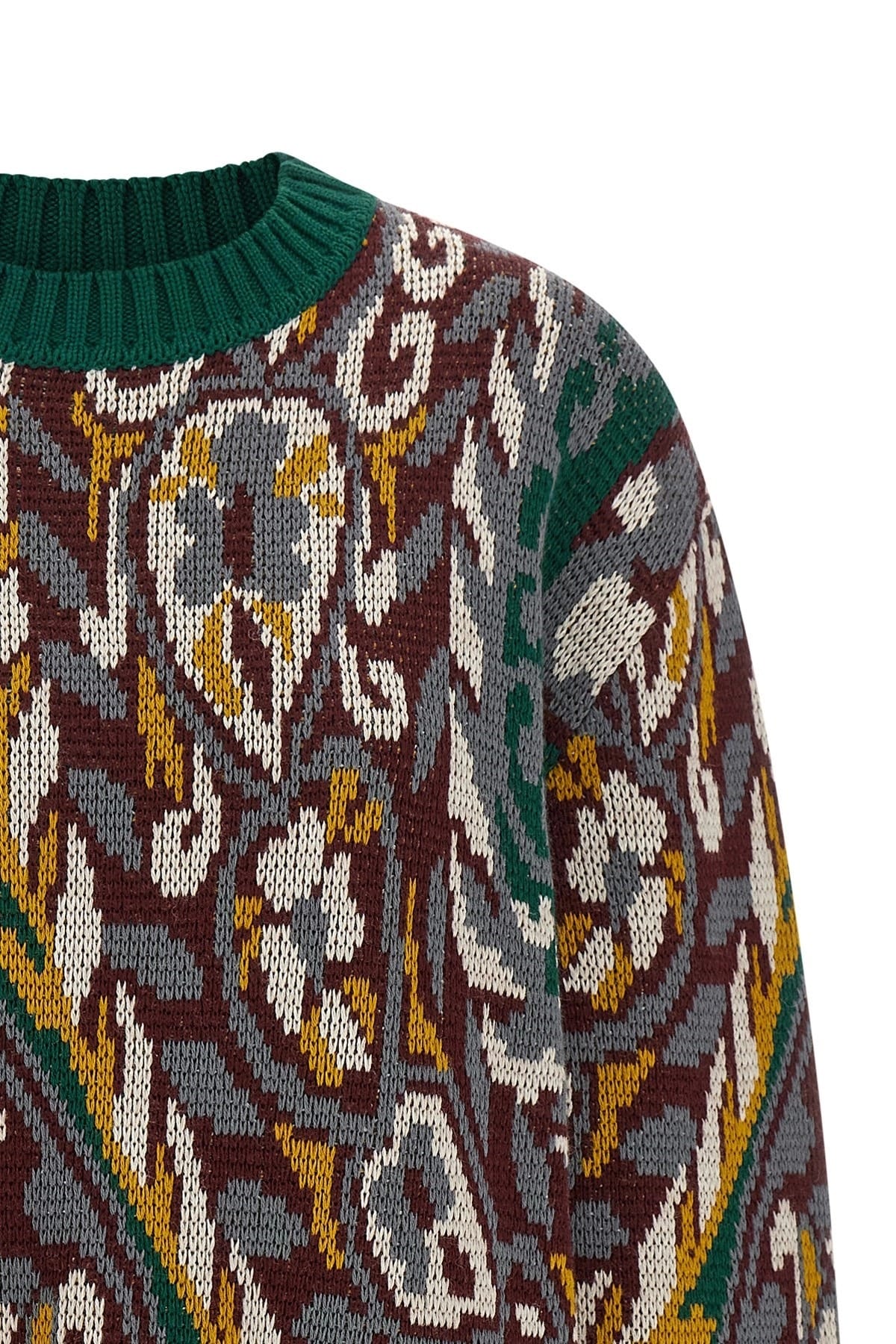 Etro Etro Multicolor Jacquard Wool Sweater